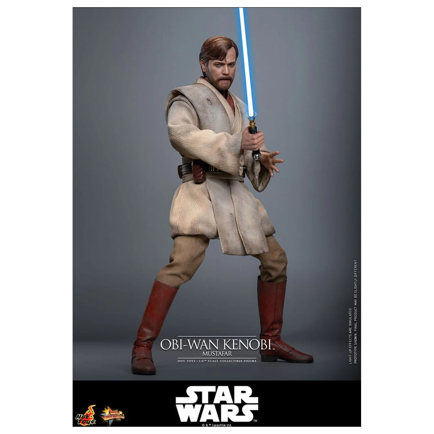 Star Wars: Episode III - Revenge of the Sith Movie Masterpiece akcijska figura 1/6 Obi-Wan Kenobi (Mustafar) 31 cm fotografija proizvoda