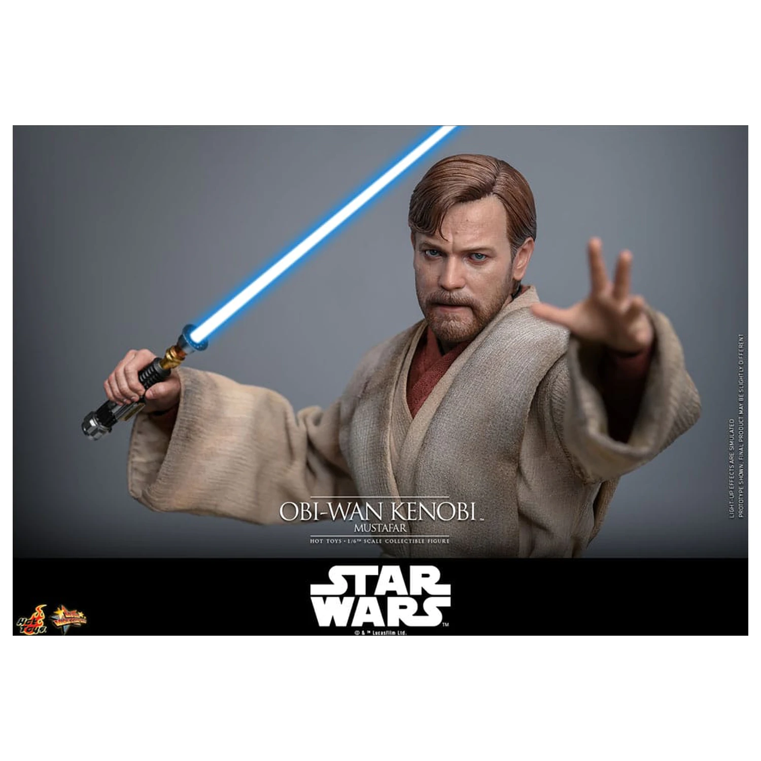 Star Wars: Episode III - Revenge of the Sith Movie Masterpiece akcijska figura 1/6 Obi-Wan Kenobi (Mustafar) 31 cm fotografija proizvoda