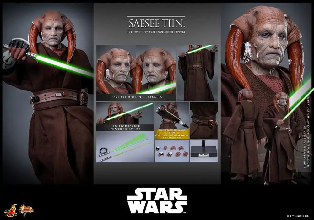 Star Wars: Episode III - Revenge of the Sith Movie Masterpiece akcijska figura 1/6 Saesee Tiin 31 cm fotografija proizvoda
