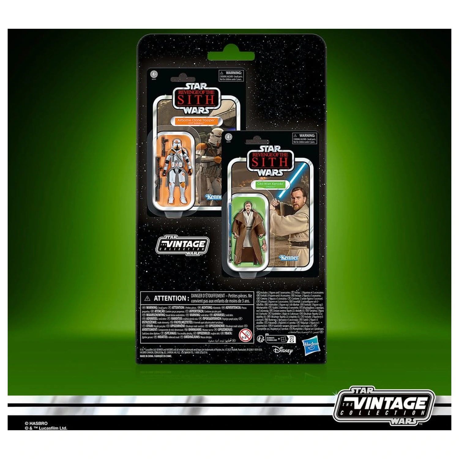 Star Wars Episode III Vintage Collection Set od 2 akcijske figure Obi-Wan Kenobi & Airborne Clone Trooper 10 cm fotografija proizvoda