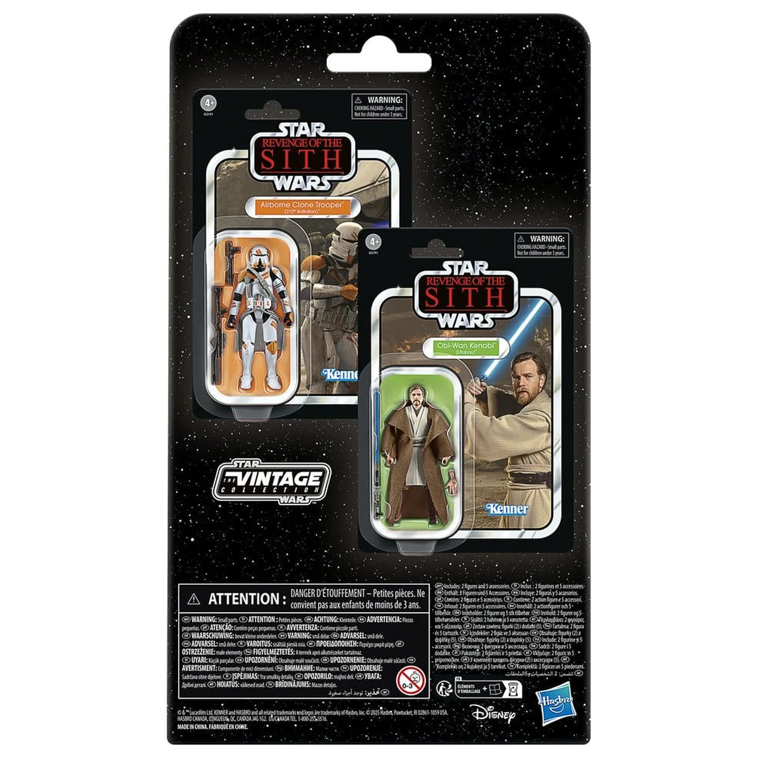 Star Wars Episode III Vintage Collection Set od 2 akcijske figure Obi-Wan Kenobi & Airborne Clone Trooper 10 cm fotografija proizvoda