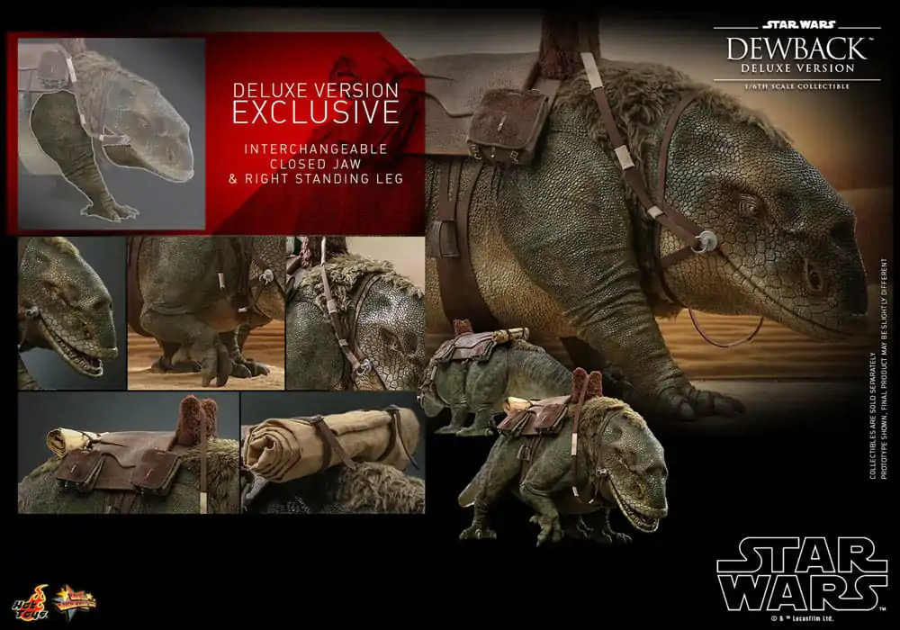 Star Wars: Episode IV Akcijska figura 1/6 Dewback Deluxe verzija 37 cm fotografija proizvoda