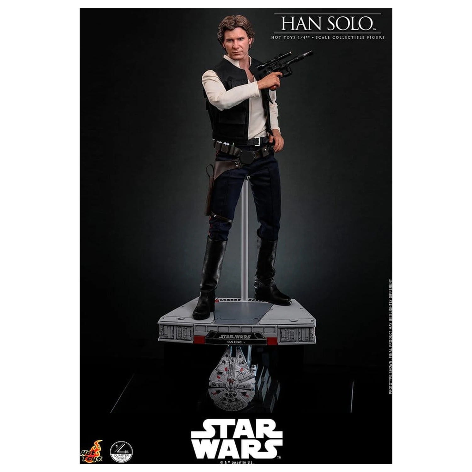 Star Wars Episode IV akcijska figura 1/4 Han Solo 46 cm fotografija proizvoda