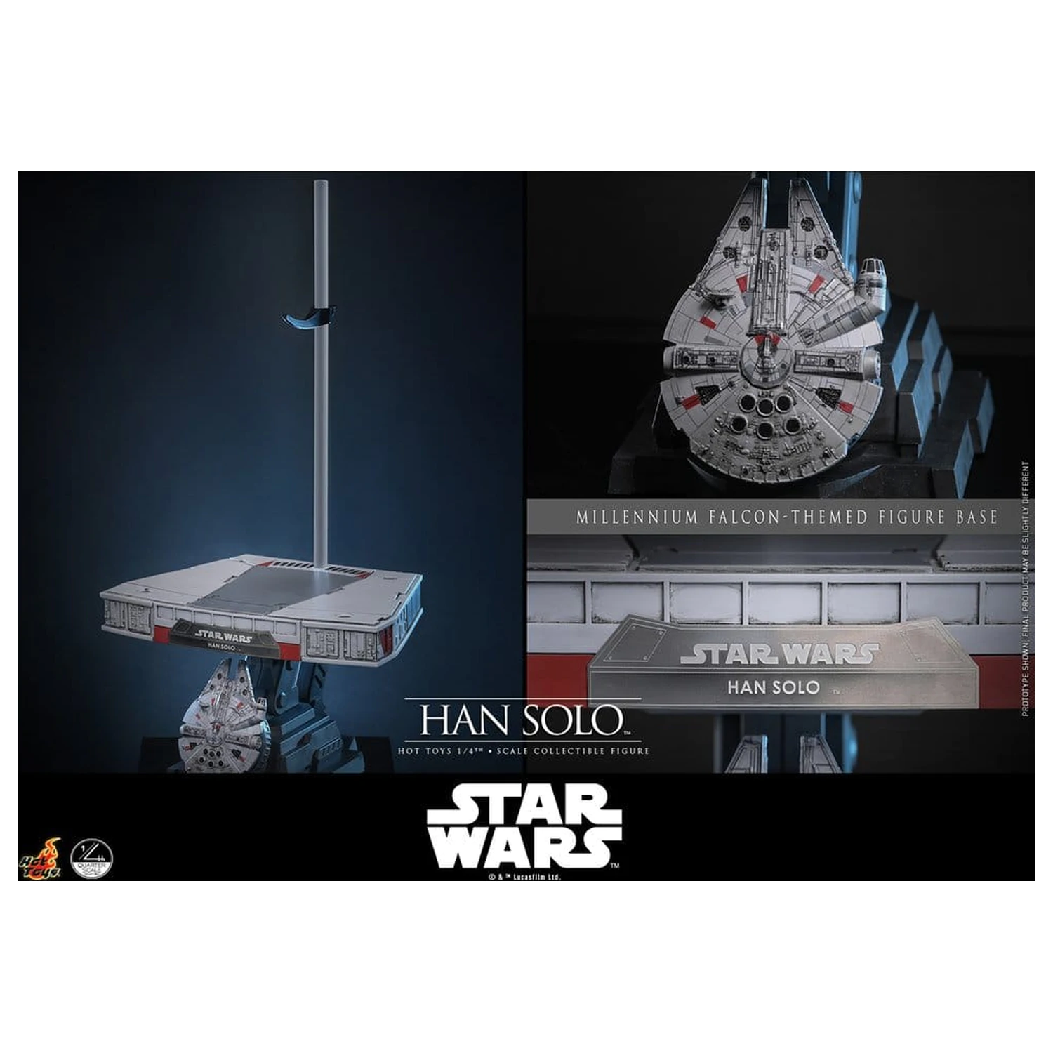 Star Wars Episode IV akcijska figura 1/4 Han Solo 46 cm fotografija proizvoda