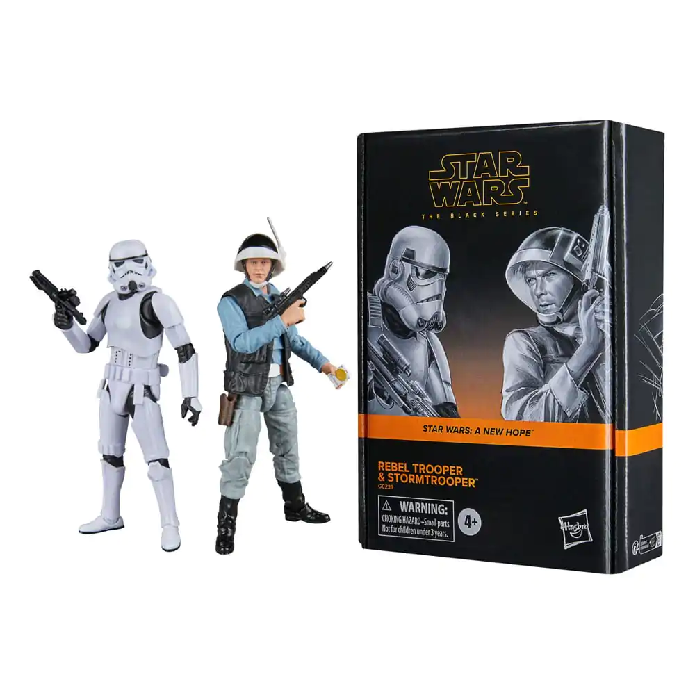 Star Wars Episode IV Black Series akcijska figura 2-Pack Rebel Trooper & Stormtrooper 15 cm fotografija proizvoda