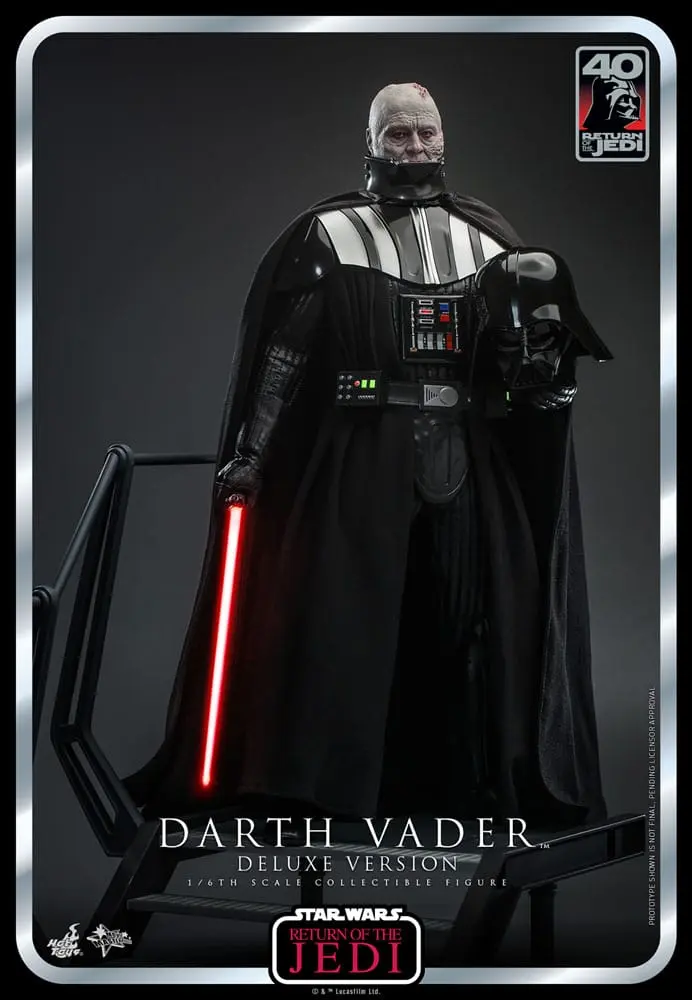 Star Wars: Episode VI 40th Anniversary akcijska figura 1/6 Darth Vader Deluxe Version 35 cm fotografija proizvoda