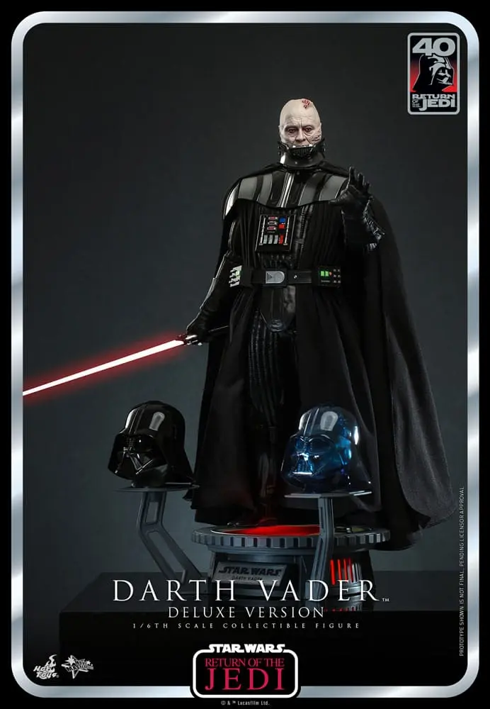 Star Wars: Episode VI 40th Anniversary akcijska figura 1/6 Darth Vader Deluxe Version 35 cm fotografija proizvoda