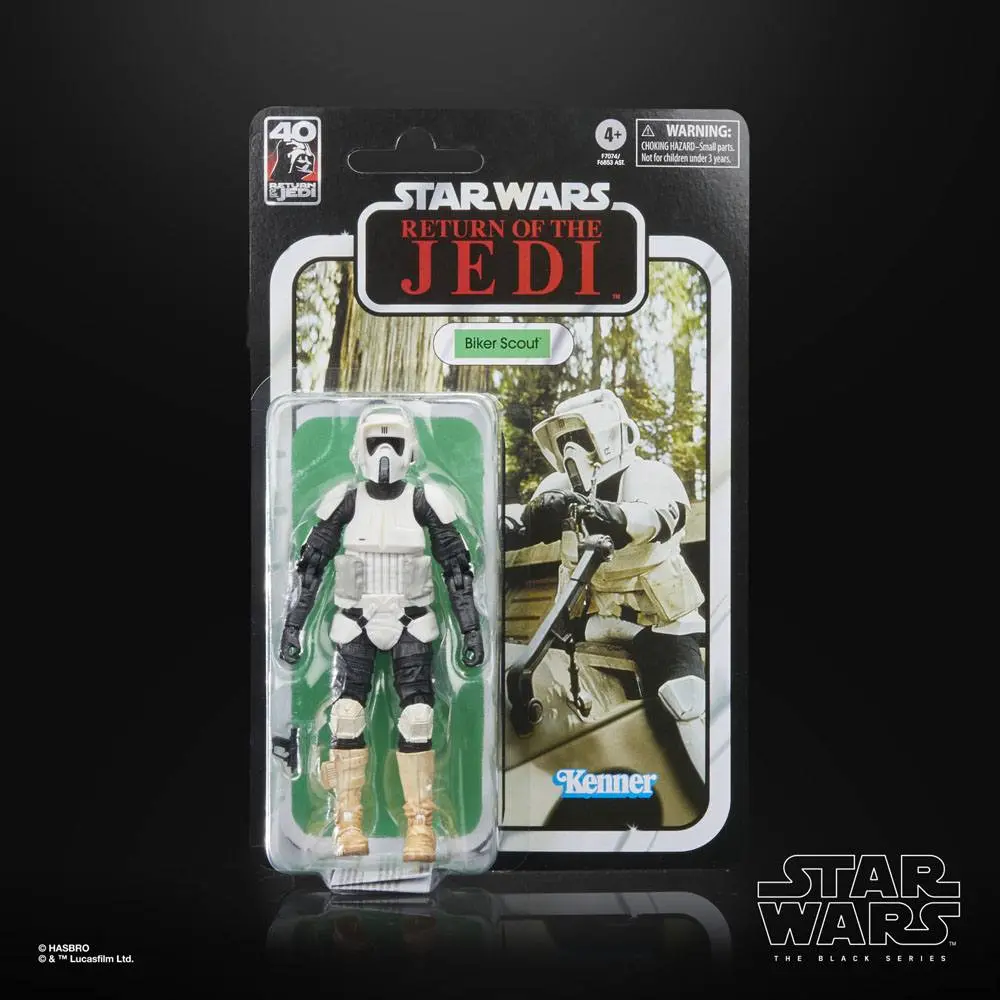 Star Wars Episode VI 40th Anniversary Black Series akcijska figura Biker Scout 15 cm fotografija proizvoda