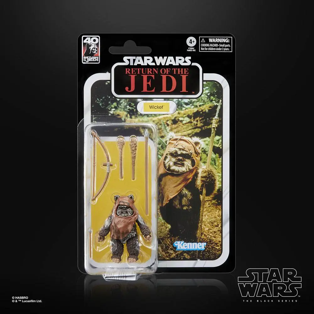 Star Wars Episode VI 40th Anniversary Black Series akcijska figura Wicket 15 cm fotografija proizvoda