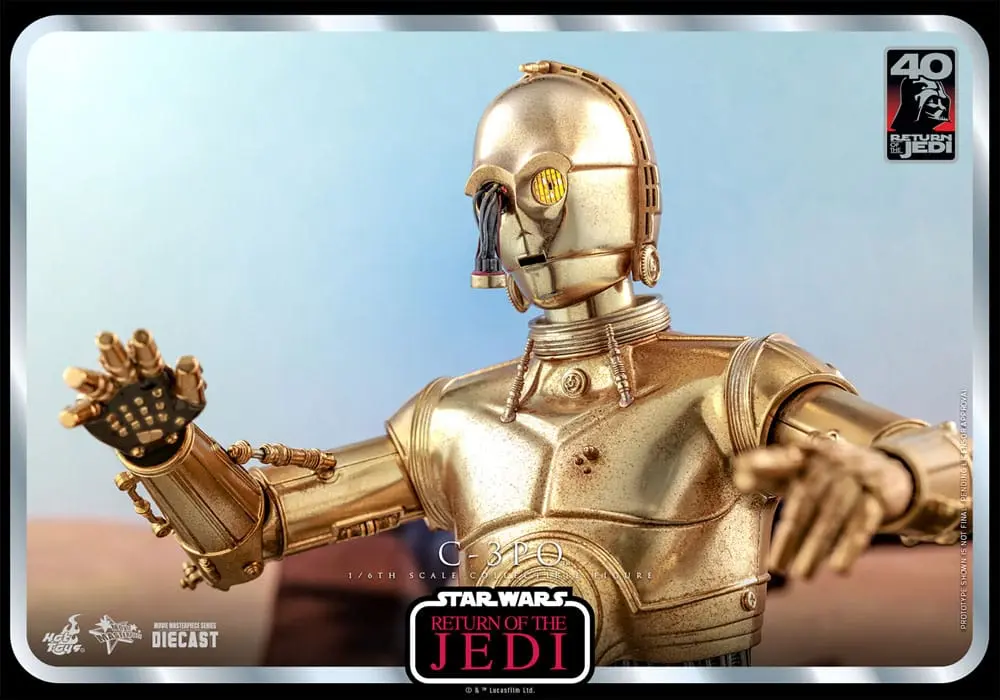 Star Wars: Episode VI 40th Anniversary akcijska figura 1/6 C-3PO 29 cm fotografija proizvoda