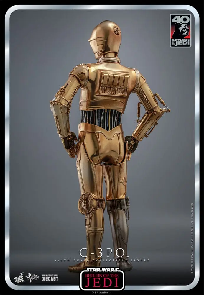 Star Wars: Episode VI 40th Anniversary akcijska figura 1/6 C-3PO 29 cm fotografija proizvoda
