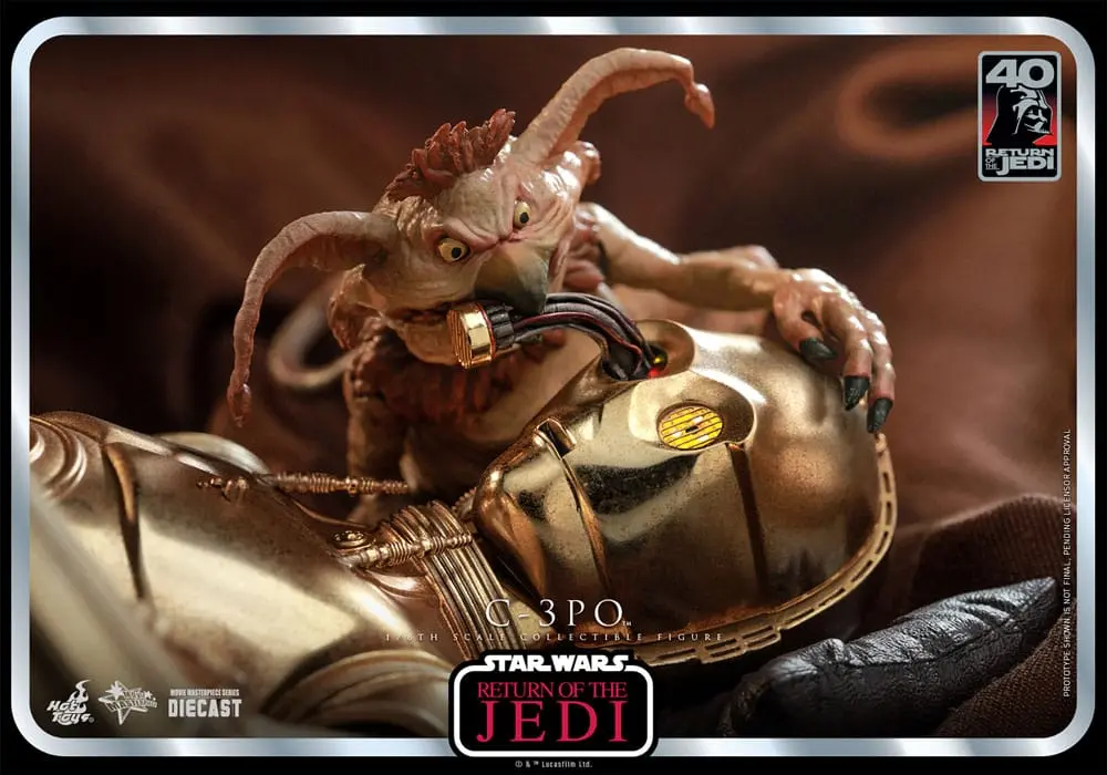 Star Wars: Episode VI 40th Anniversary akcijska figura 1/6 C-3PO 29 cm fotografija proizvoda