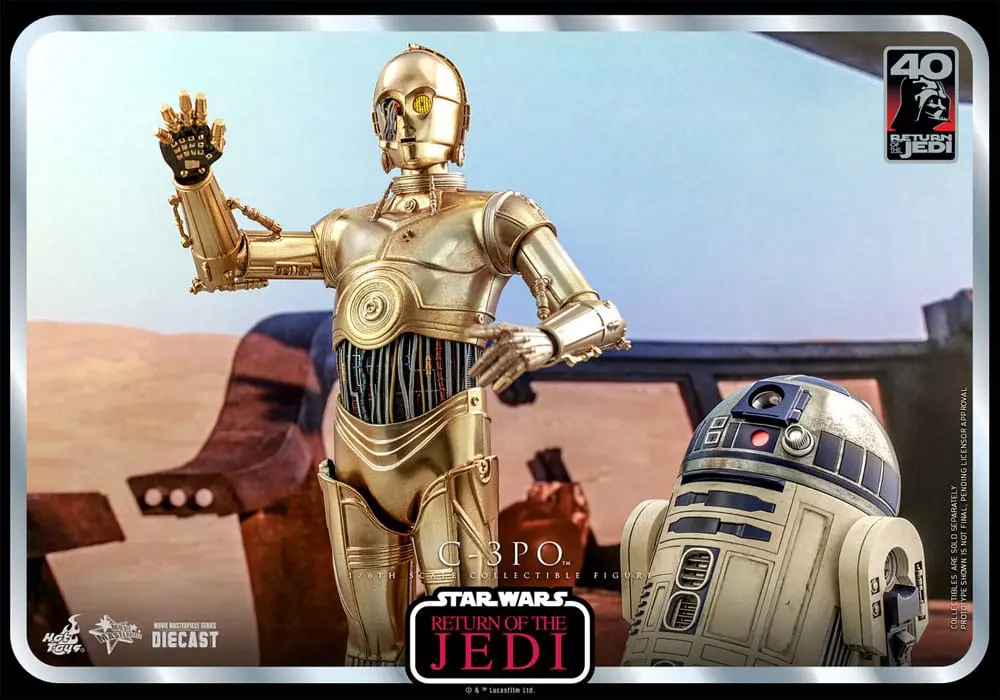 Star Wars: Episode VI 40th Anniversary akcijska figura 1/6 C-3PO 29 cm fotografija proizvoda