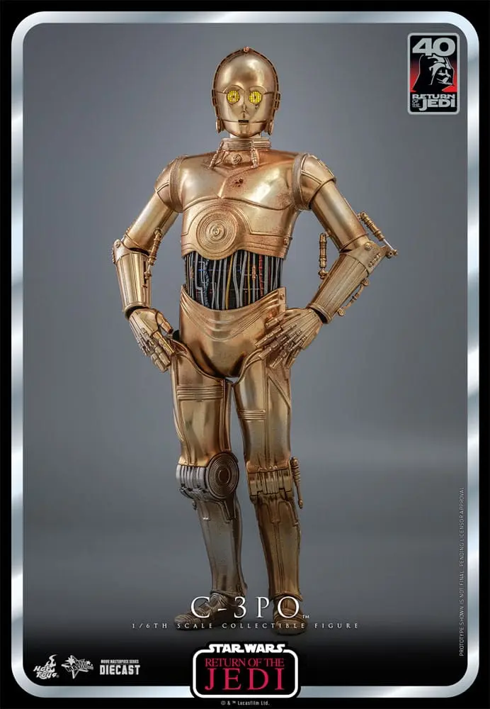 Star Wars: Episode VI 40th Anniversary akcijska figura 1/6 C-3PO 29 cm fotografija proizvoda