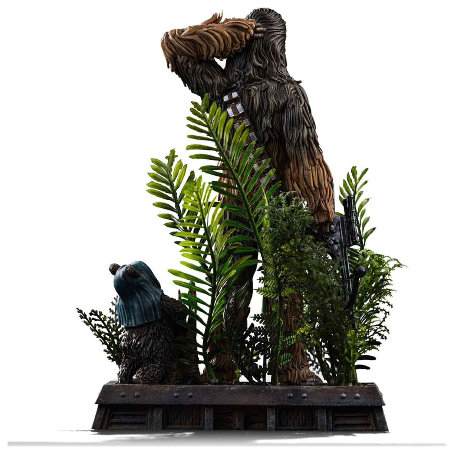 Star Wars Episode VI Art Scale Kip 1/10 Chewbacca and Tokkat 22 cm fotografija proizvoda