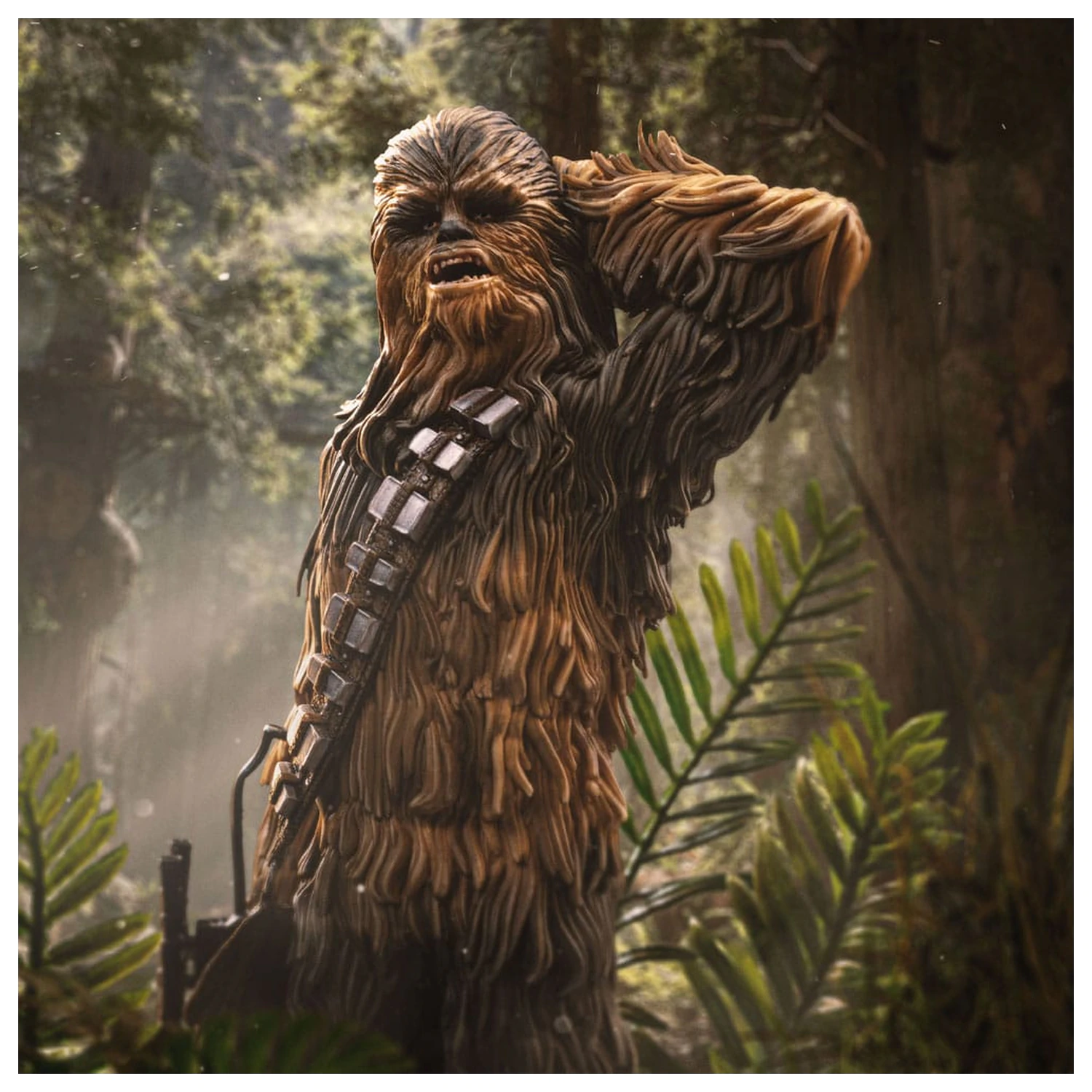 Star Wars Episode VI Art Scale Kip 1/10 Chewbacca and Tokkat 22 cm fotografija proizvoda