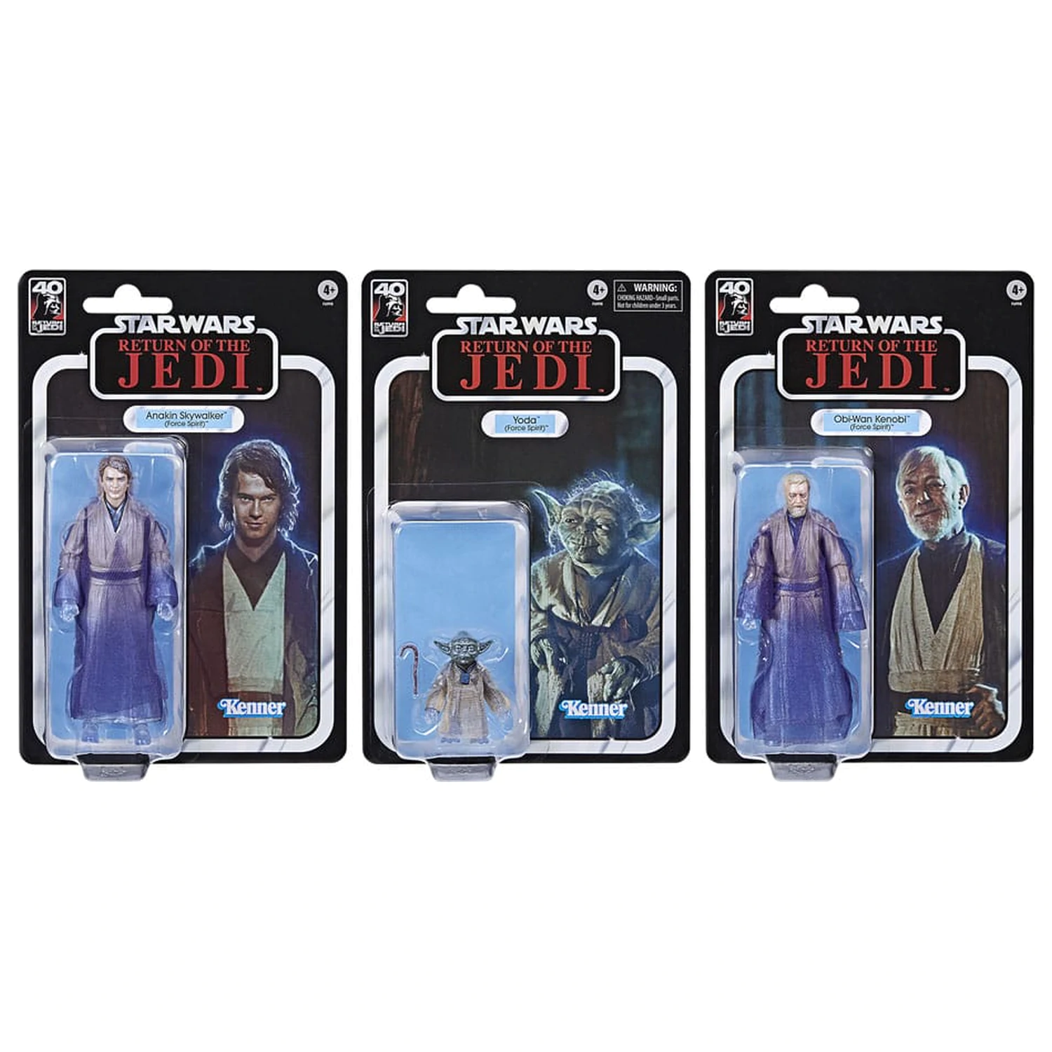 Star Wars Episode VI Black Series set od 3 akcijske figure Force Spirits 15 cm fotografija proizvoda
