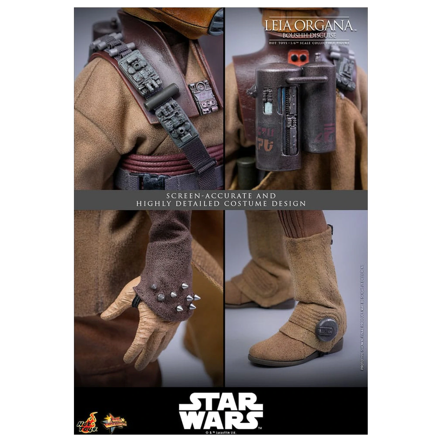 Star Wars Episode VI Movie Masterpiece akcij ska figura 1/6 Leia Organa (Boushh Disguise) 27 cm fotografija proizvoda