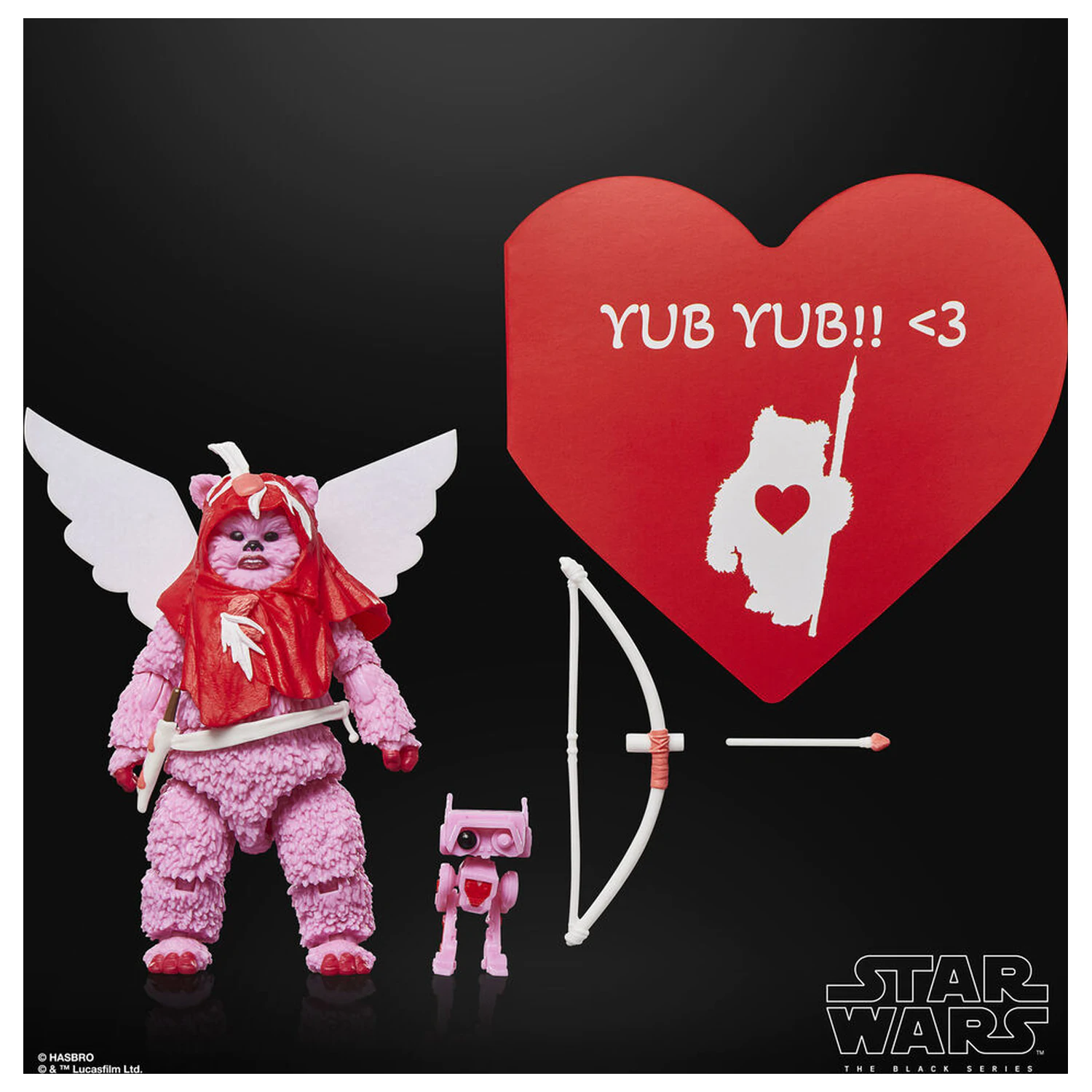 Star Wars Ewok Valentine's Day Edition figure fotografija proizvoda