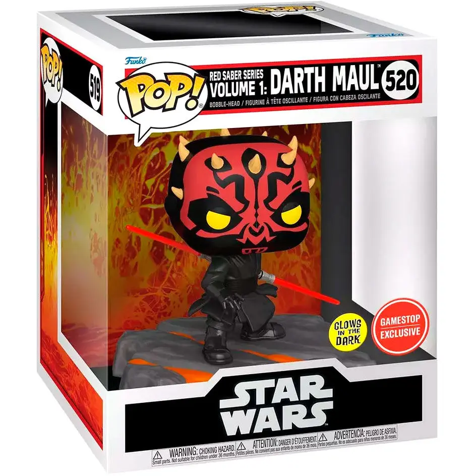 Star Wars POP! Deluxe Vinilna Figura Red Saber Series Volume 1: Darth Maul(GW) 9 cm fotografija proizvoda