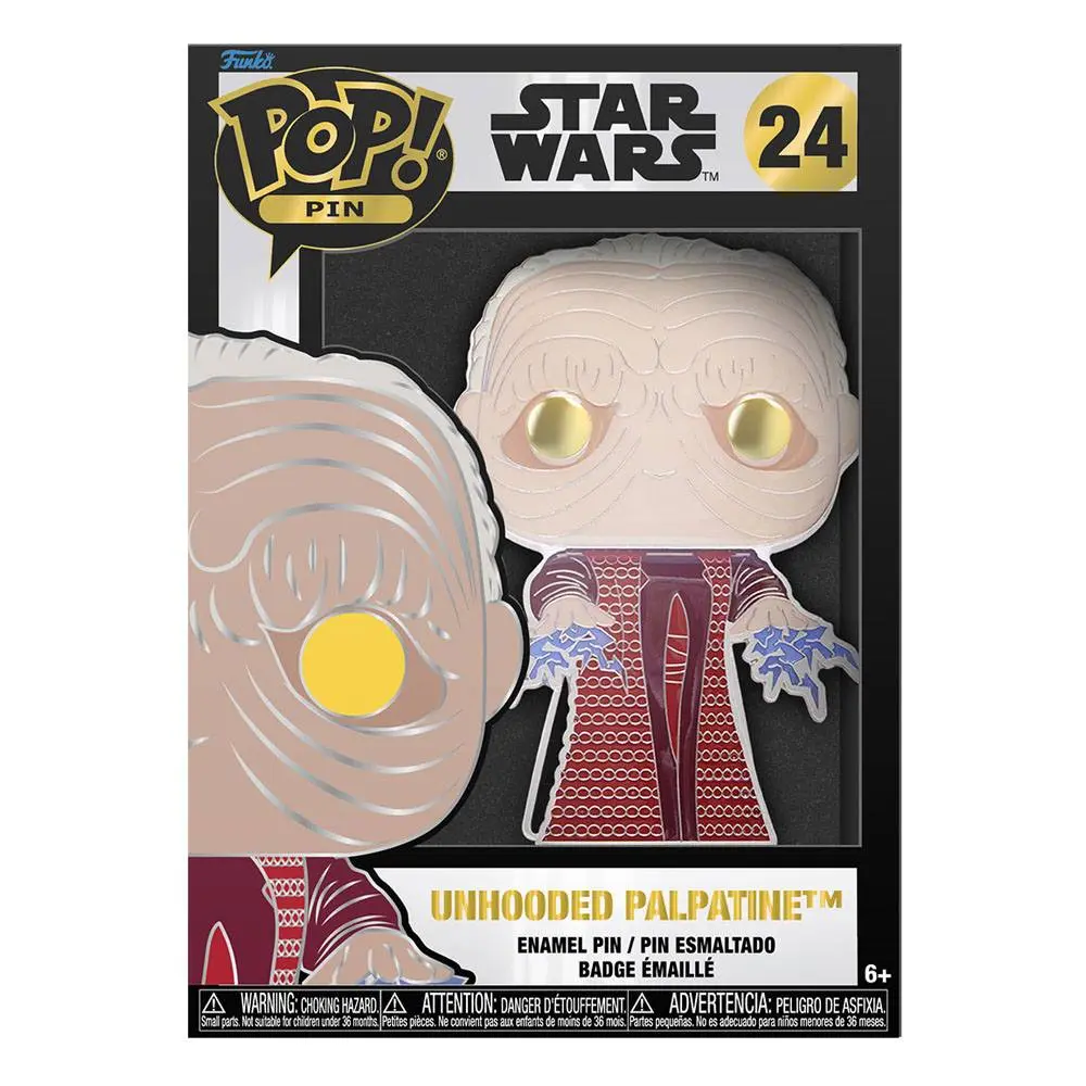 Star Wars POP! Cakljeni pin Unhooded Palpatine 10 cm fotografija proizvoda