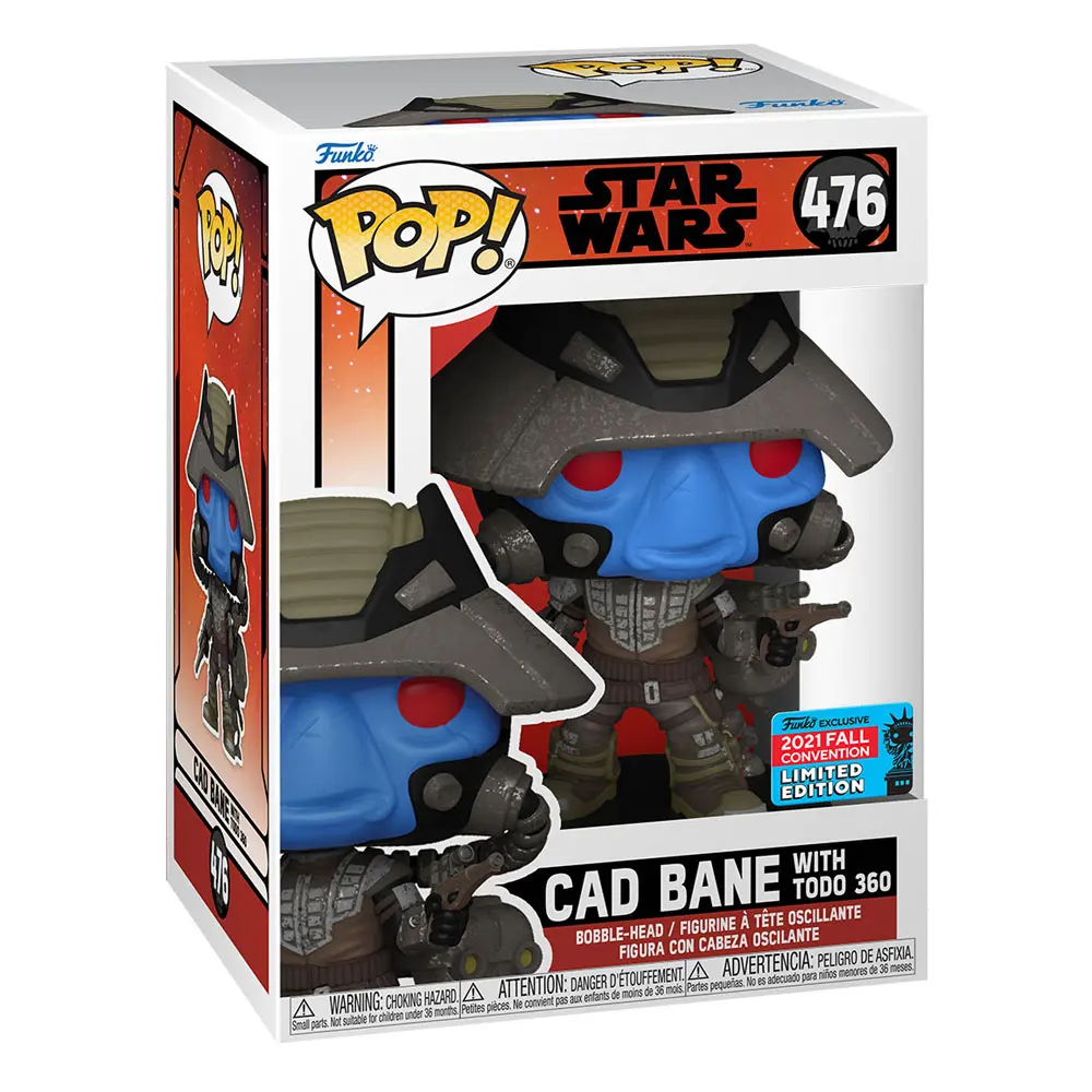 Star Wars POP! Vinil Figura Cad Bane w/ Todo (NYCC/Fall Con.) 9 cm fotografija proizvoda