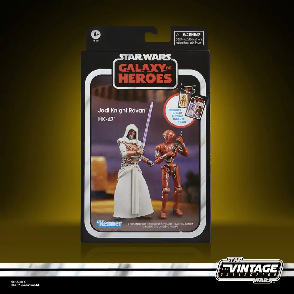 Star Wars: Galaxy of Heroes Vintage Collection akcijske figure paket od 2 komada Jedi Knight Revan & HK-47 10 cm fotografija proizvoda