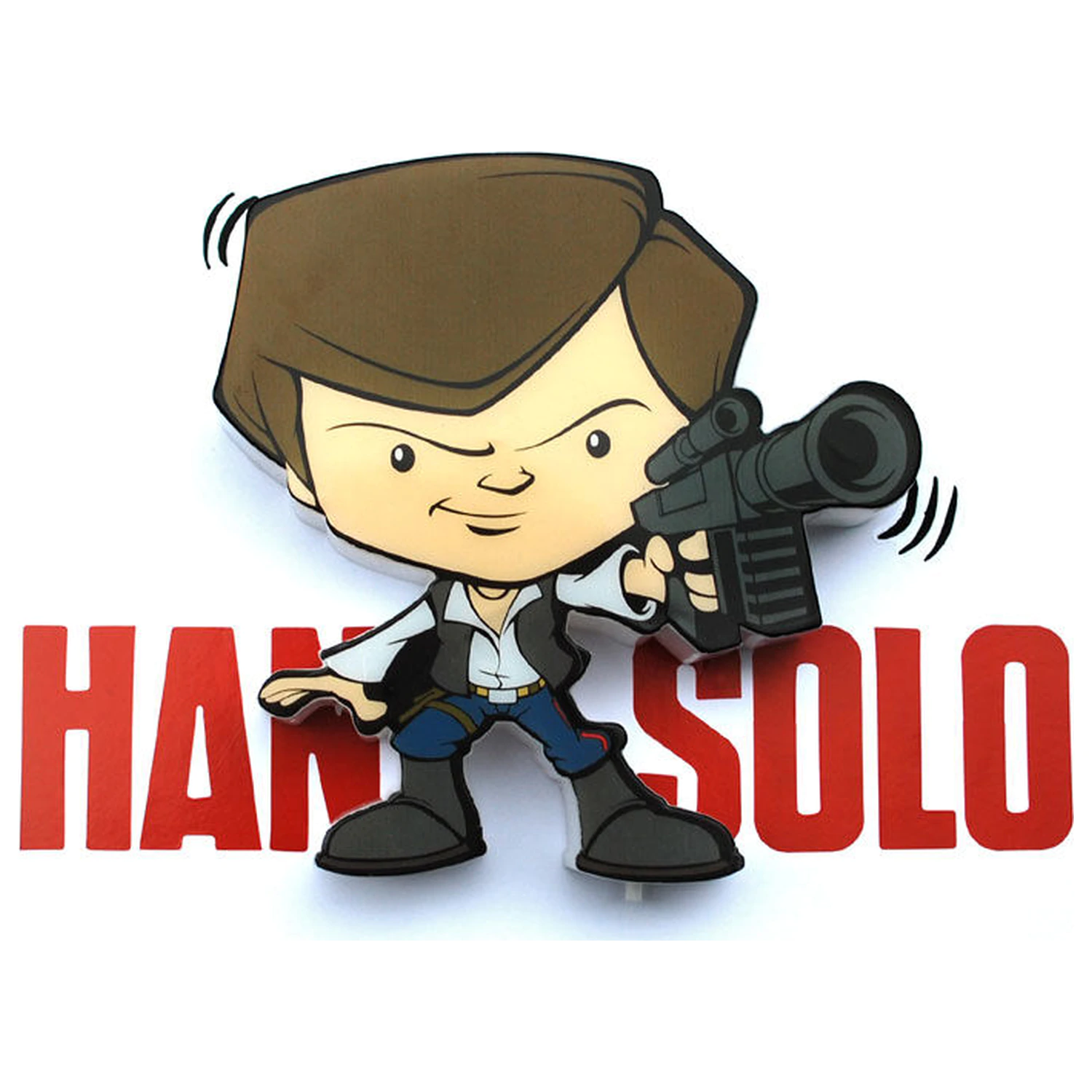 Star Wars Hans Solo 3D svjetlosna FX mini lampa fotografija proizvoda