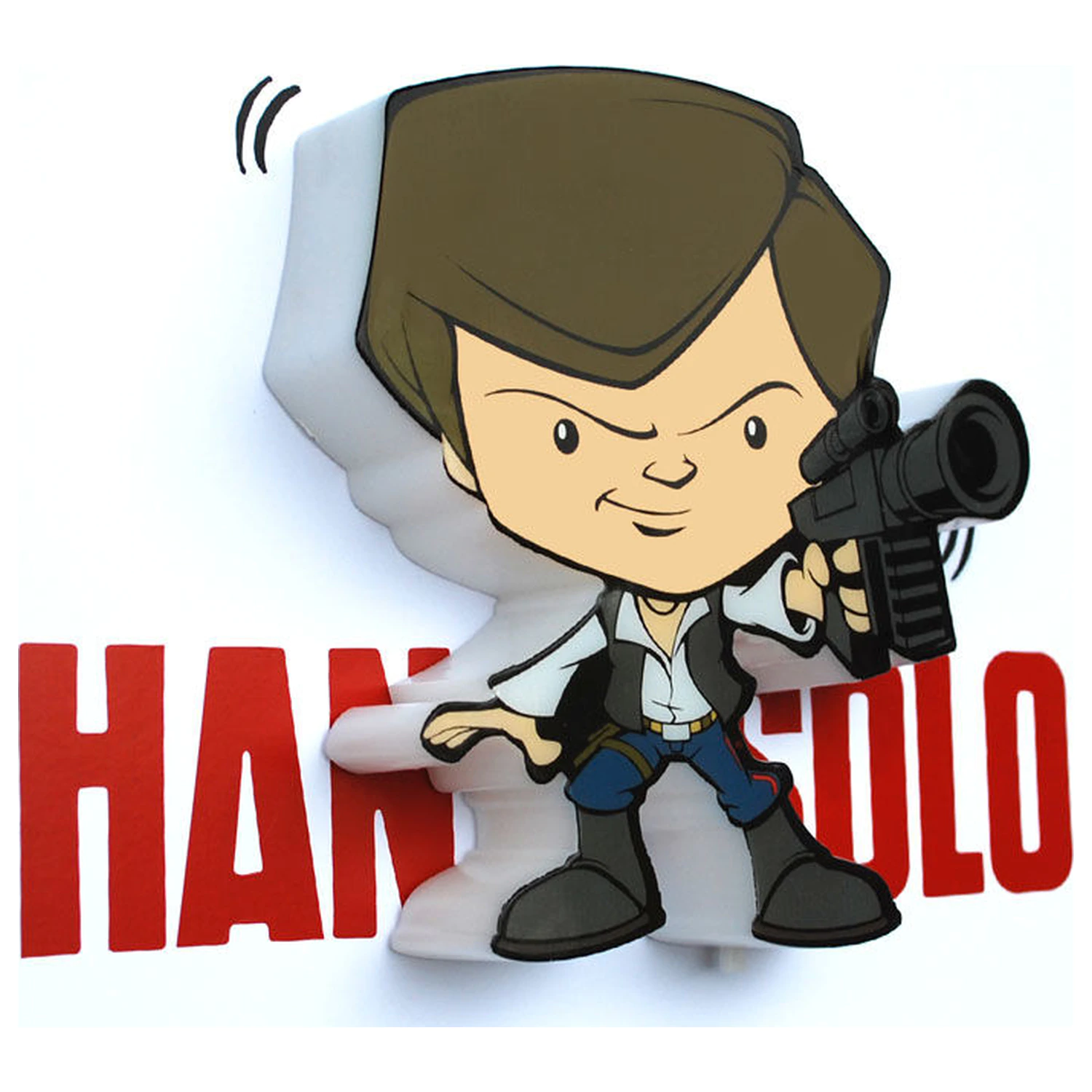 Star Wars Hans Solo 3D svjetlosna FX mini lampa fotografija proizvoda