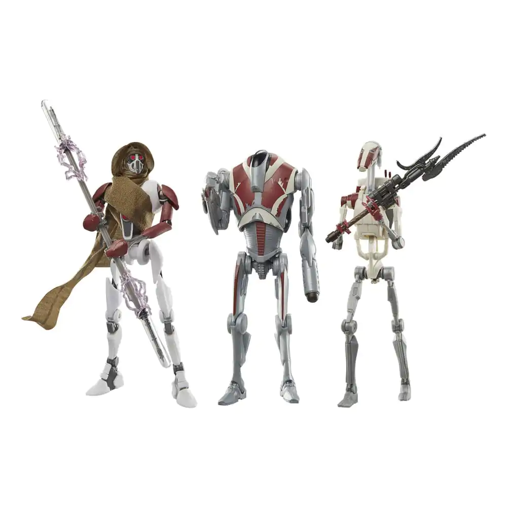 Star Wars Jedi: Survivor Black Series akcijska figura 3-Pack Magna Guard, Super Battle Droid & Battle Droid fotografija proizvoda