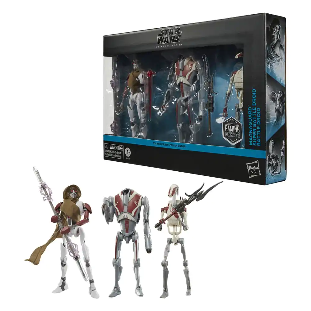 Star Wars Jedi: Survivor Black Series akcijska figura 3-Pack Magna Guard, Super Battle Droid & Battle Droid fotografija proizvoda