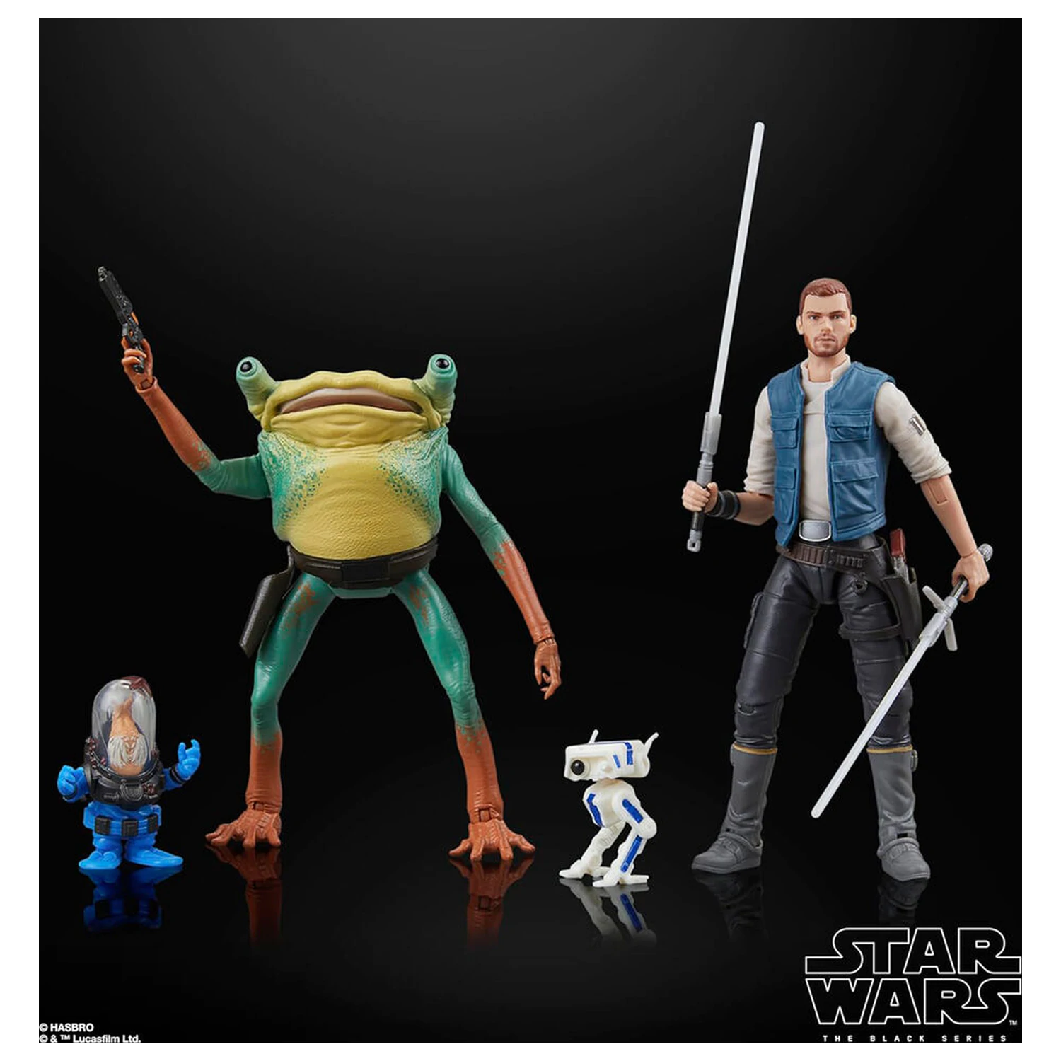 Star Wars Jedi Survivor Cal Kestis Turgle & Skoova Stev blister 2 figure 15cm fotografija proizvoda
