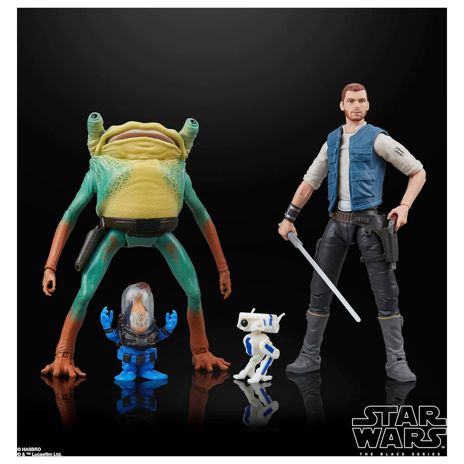 Star Wars Jedi Survivor Cal Kestis Turgle & Skoova Stev blister 2 figure 15cm fotografija proizvoda