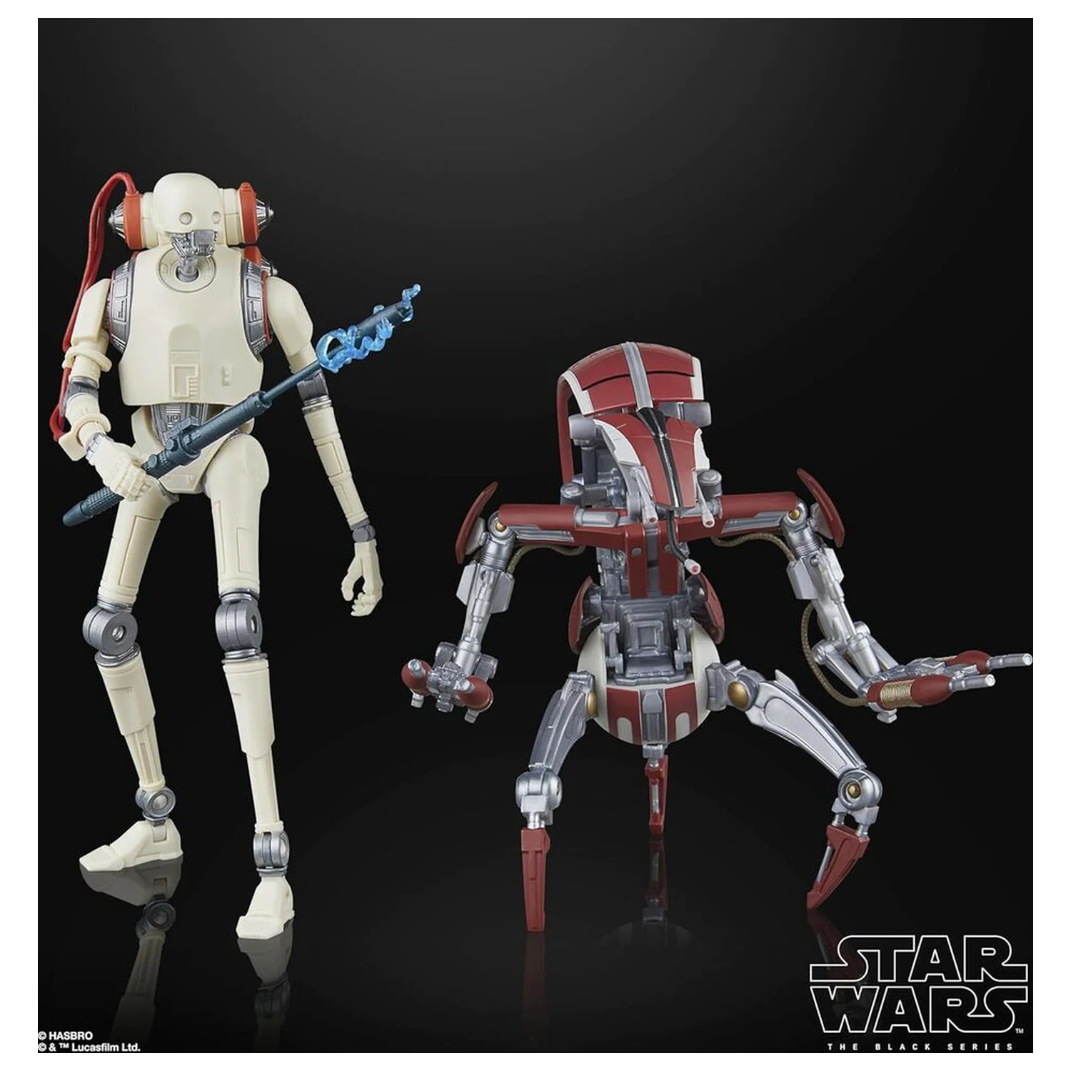 Star Wars Jedi Survivor KX Security Droid Enforcer i Droideka pakiranje 2 figurice 15cm fotografija proizvoda