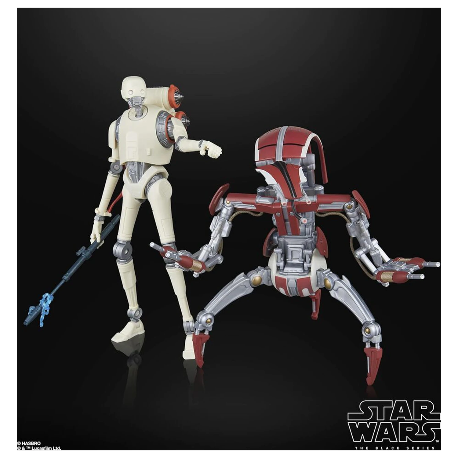 Star Wars Jedi Survivor KX Security Droid Enforcer i Droideka pakiranje 2 figurice 15cm fotografija proizvoda
