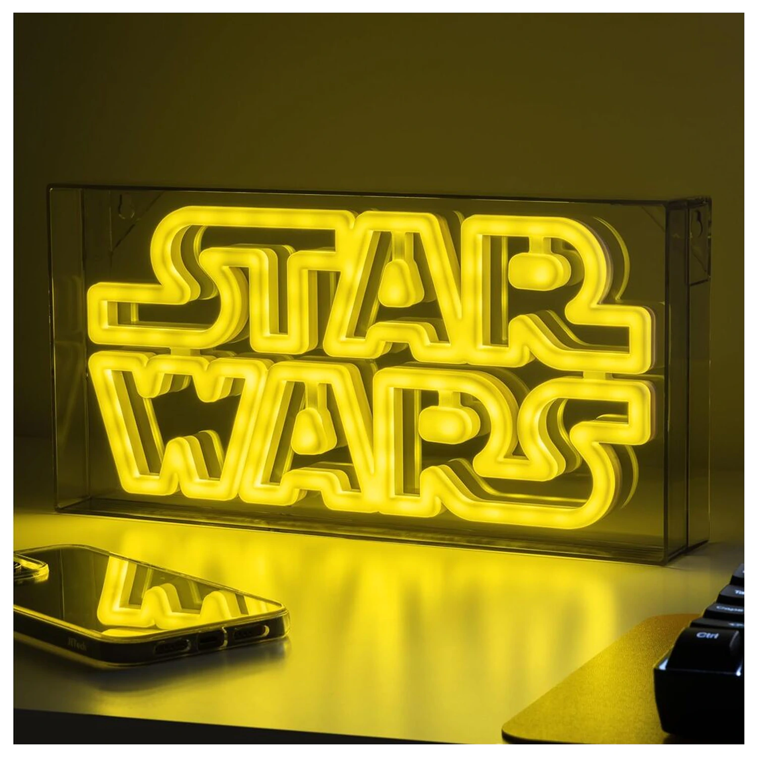 Star Wars LED neonska lampa fotografija proizvoda