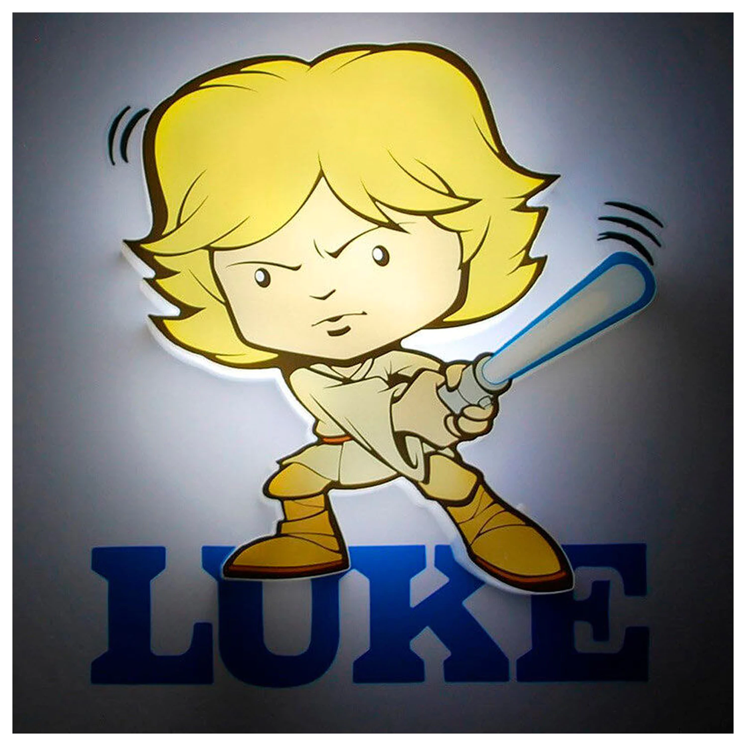 Star Wars Luke Skywalker 3D Light FX mini lampa fotografija proizvoda