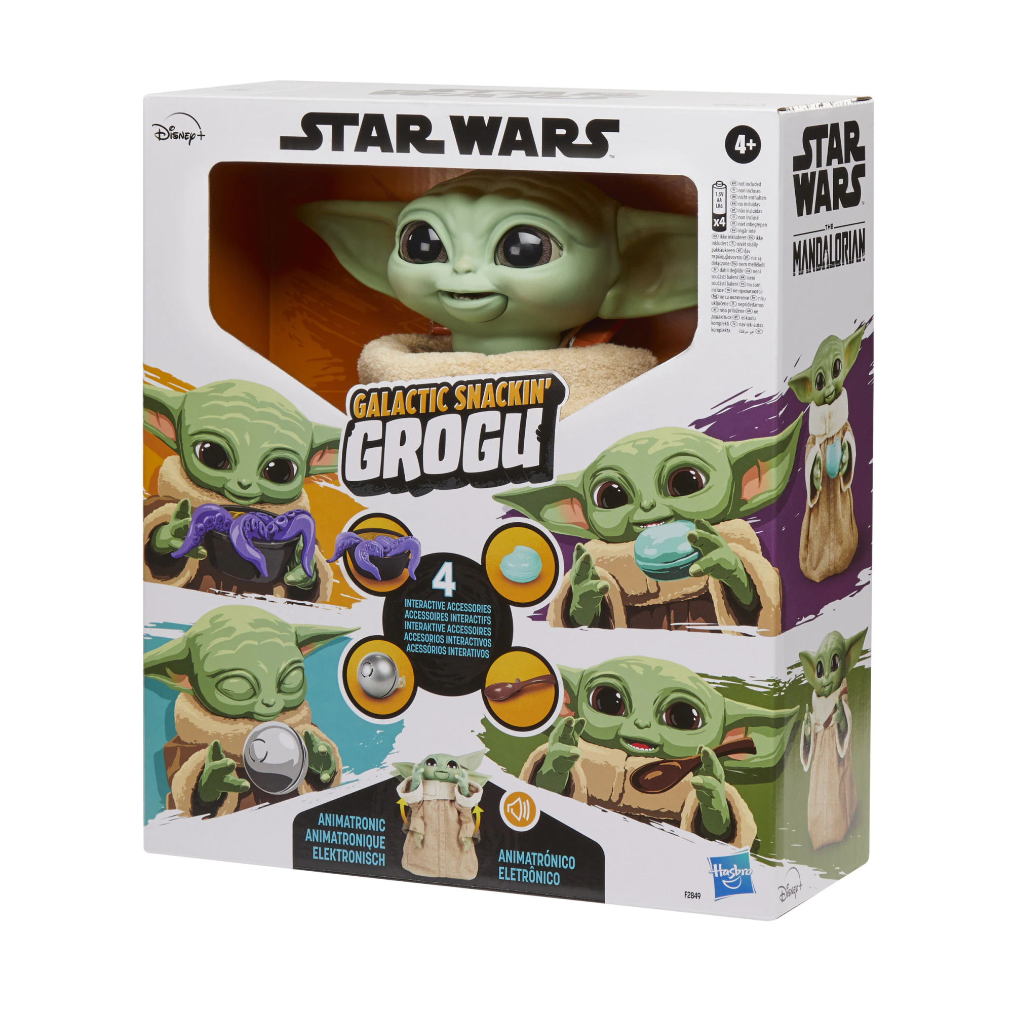 Star Wars The Mandalorian Interaktivna Figura Galactic Snackin´ Grogu 23 cm fotografija proizvoda