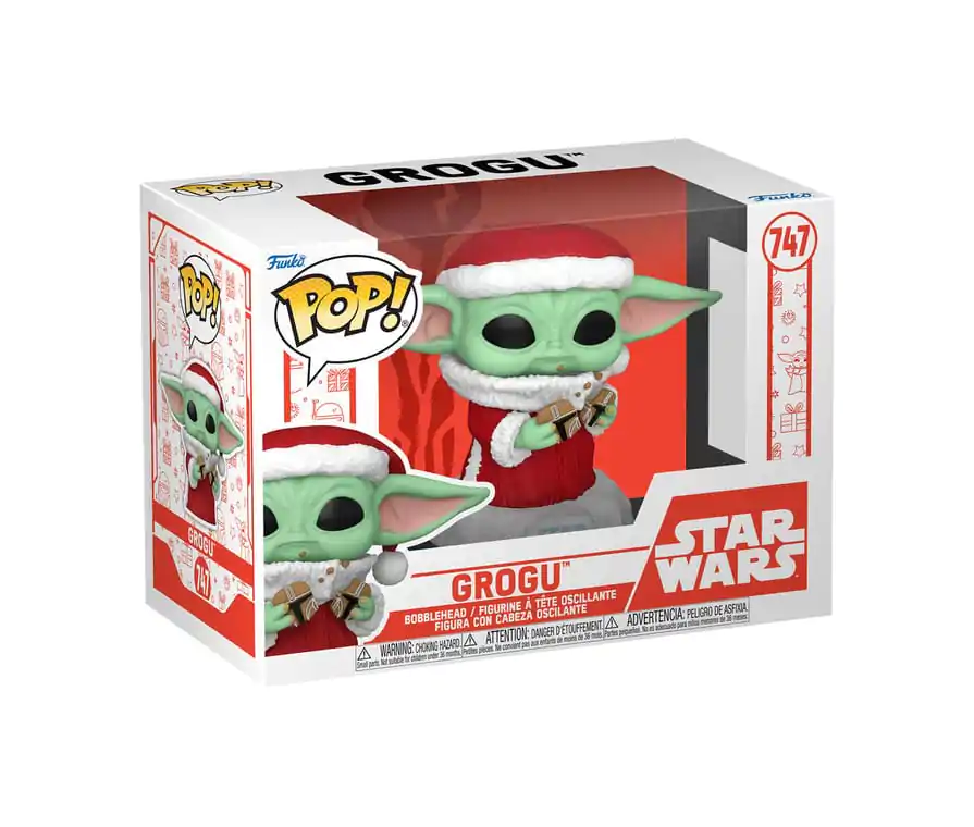 Star Wars: Mandalorian Funko POP! Vinilna figura Holiday Grogu 9 cm fotografija proizvoda