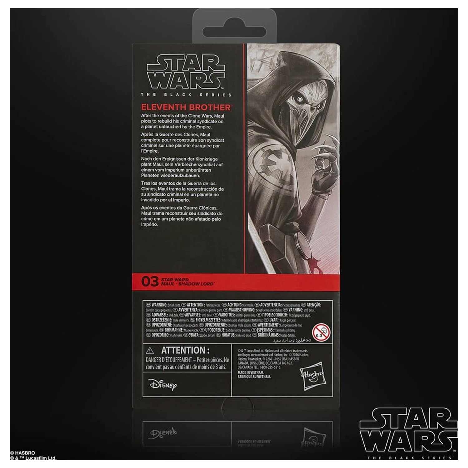 Star Wars: Maul - Shadow Lord Black Series Akcijska figura Jedanaesti brat 15 cm fotografija proizvoda