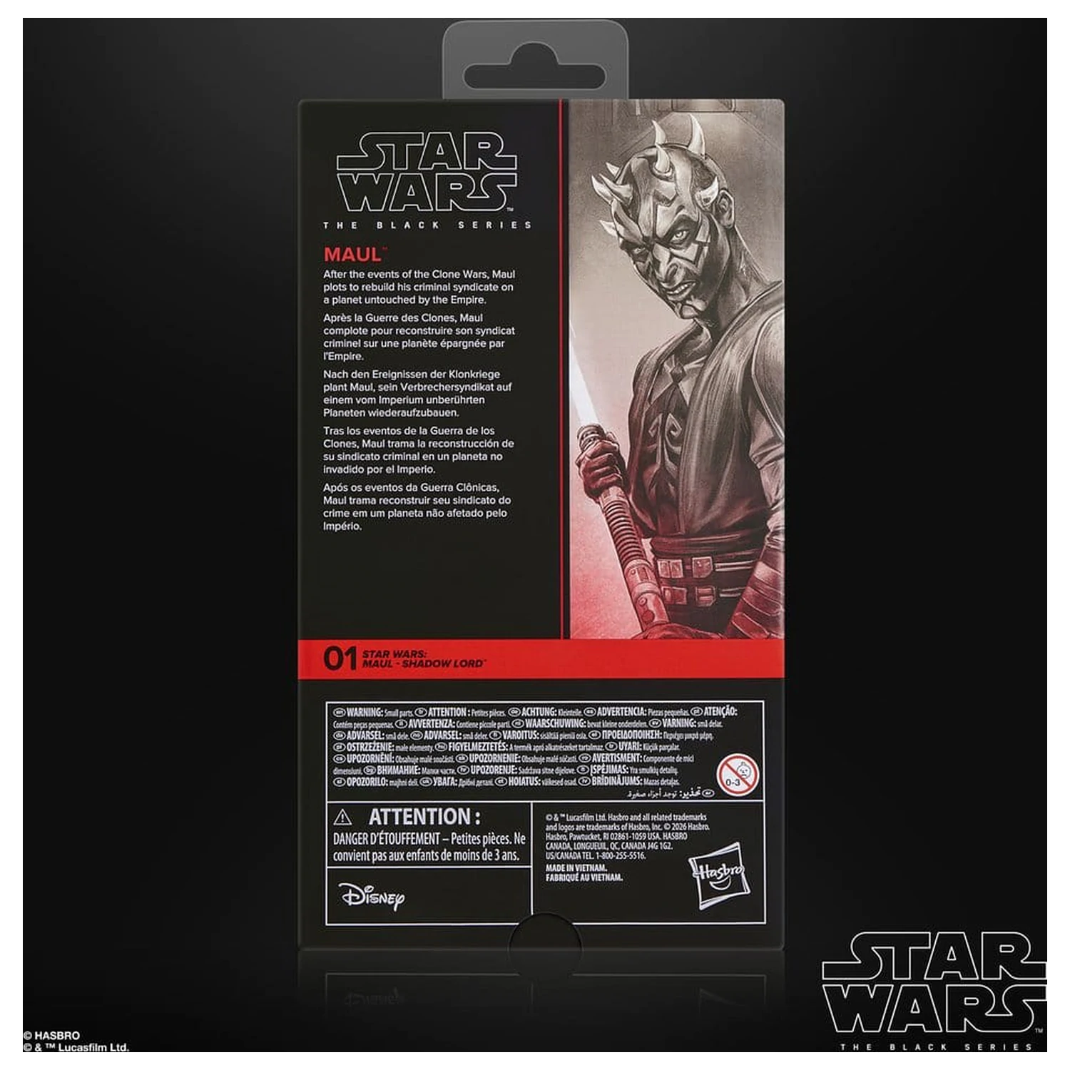 Star Wars: Maul - Shadow Lord Black Series akcijska figura Maul 15 cm fotografija proizvoda