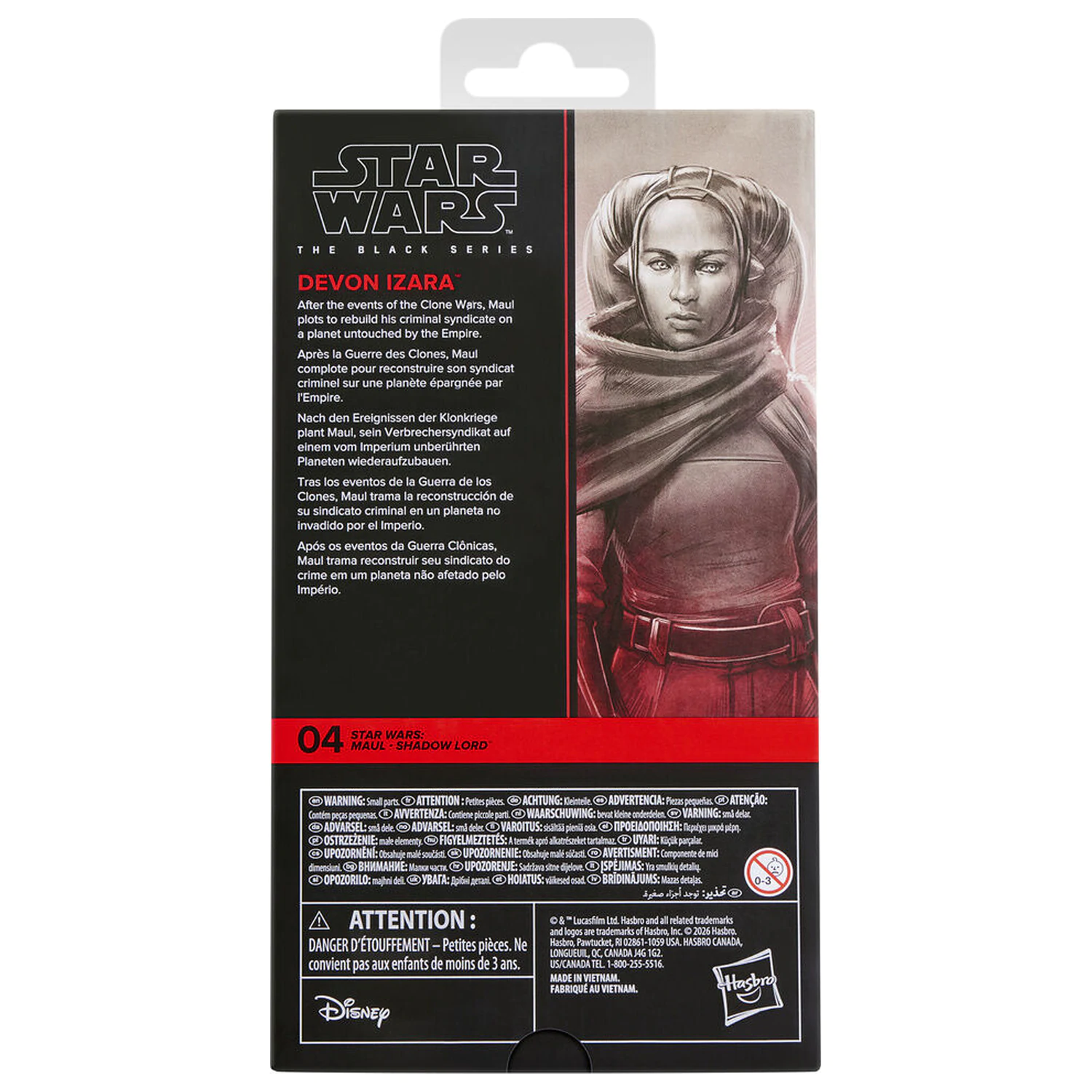 Star Wars Maul Shadow Lord Devon Izara figura 15cm fotografija proizvoda