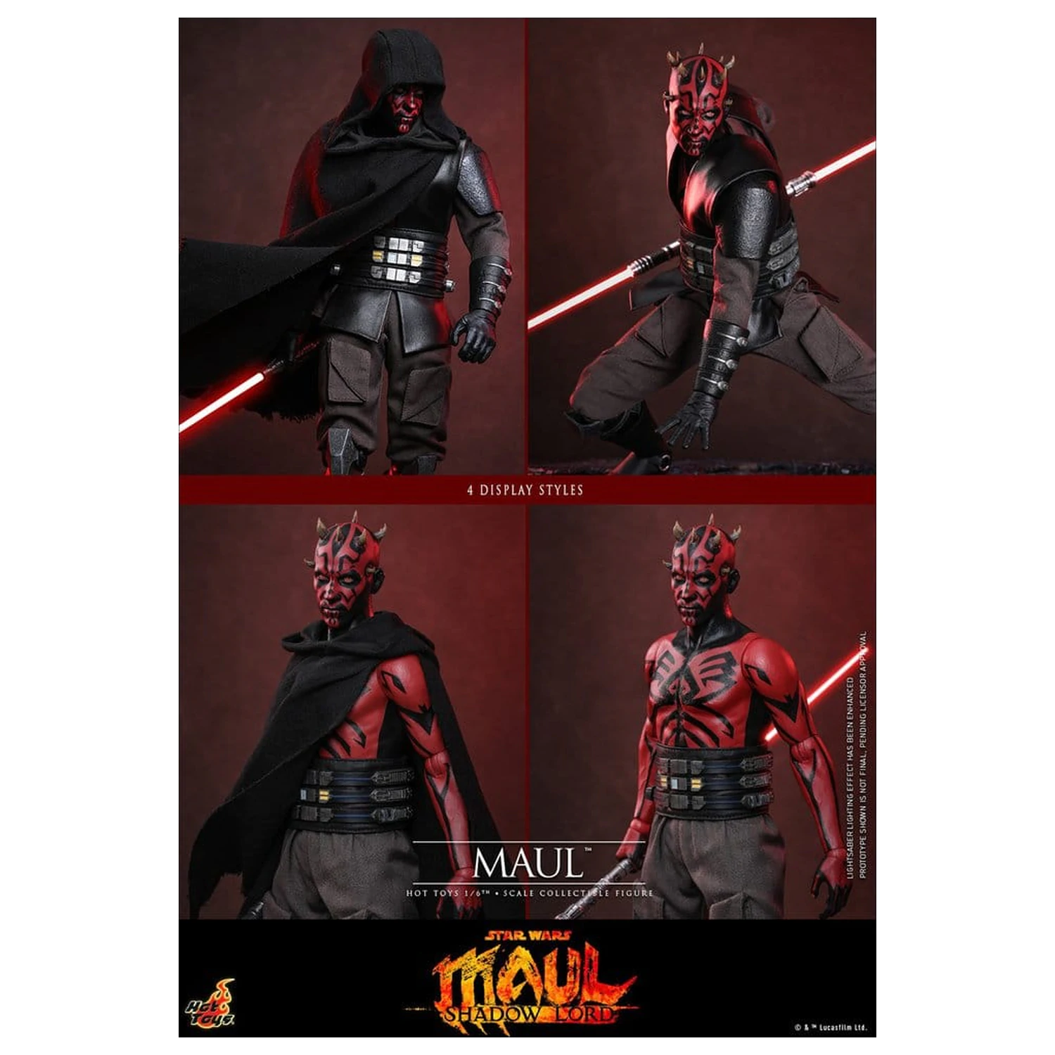Star Wars: Maul - Shadow Lord Television Masterpiece Akcijska figura 1/6 Maul 29 cm fotografija proizvoda