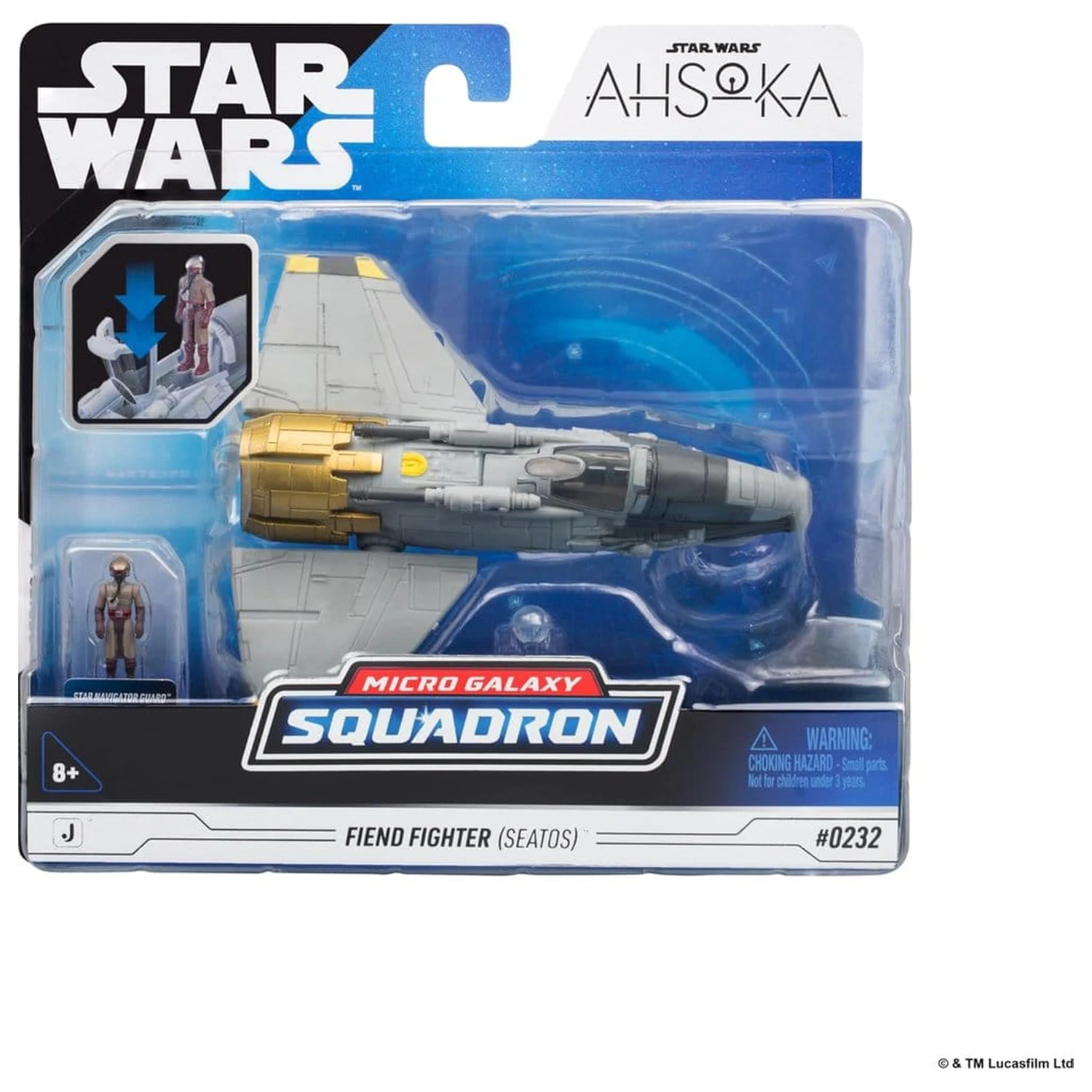 Star Wars Srednje vozilo Fiend Fighter sa Star Navigatorom 13 cm fotografija proizvoda