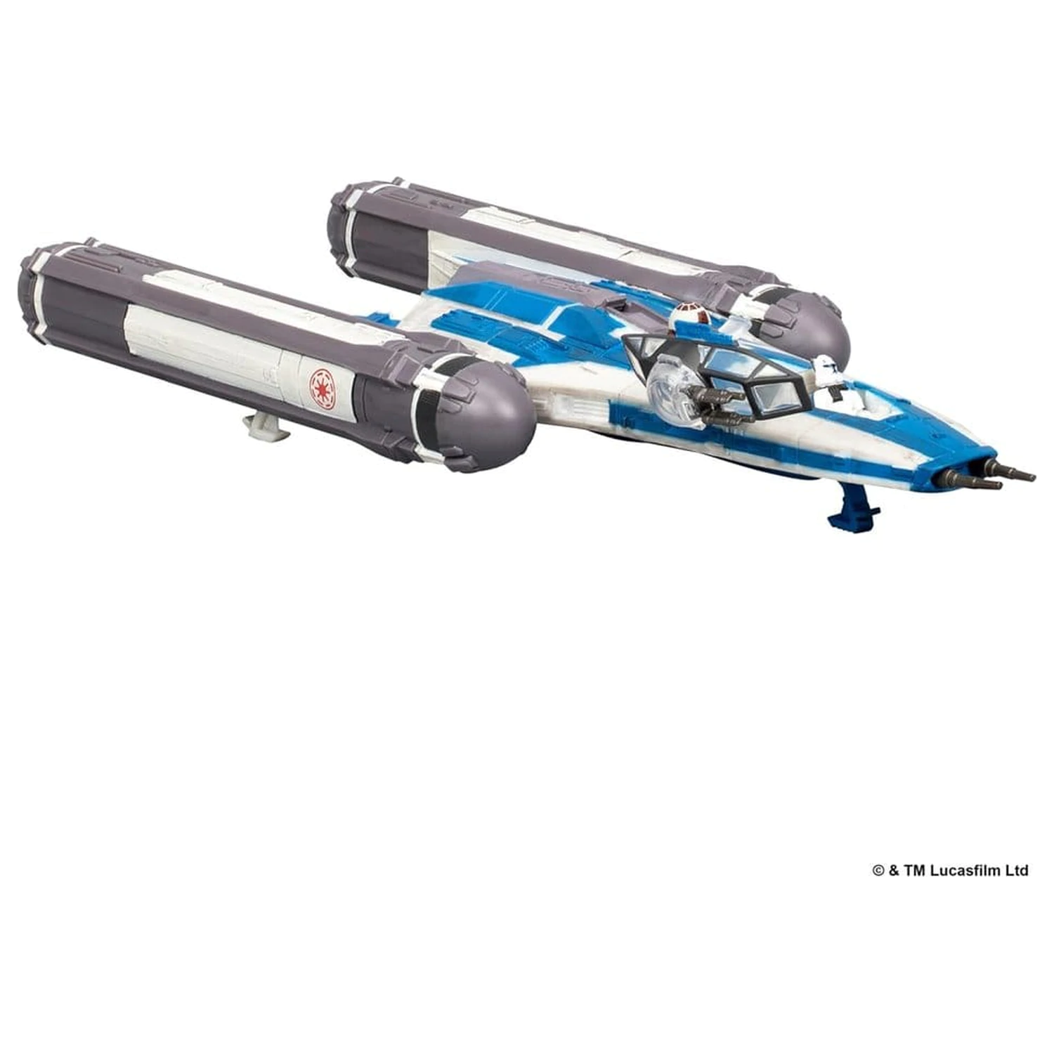 Star Wars Srednje vozilo BTL-B Y-wing Starfighter s Clone Captain Rex 13 cm fotografija proizvoda