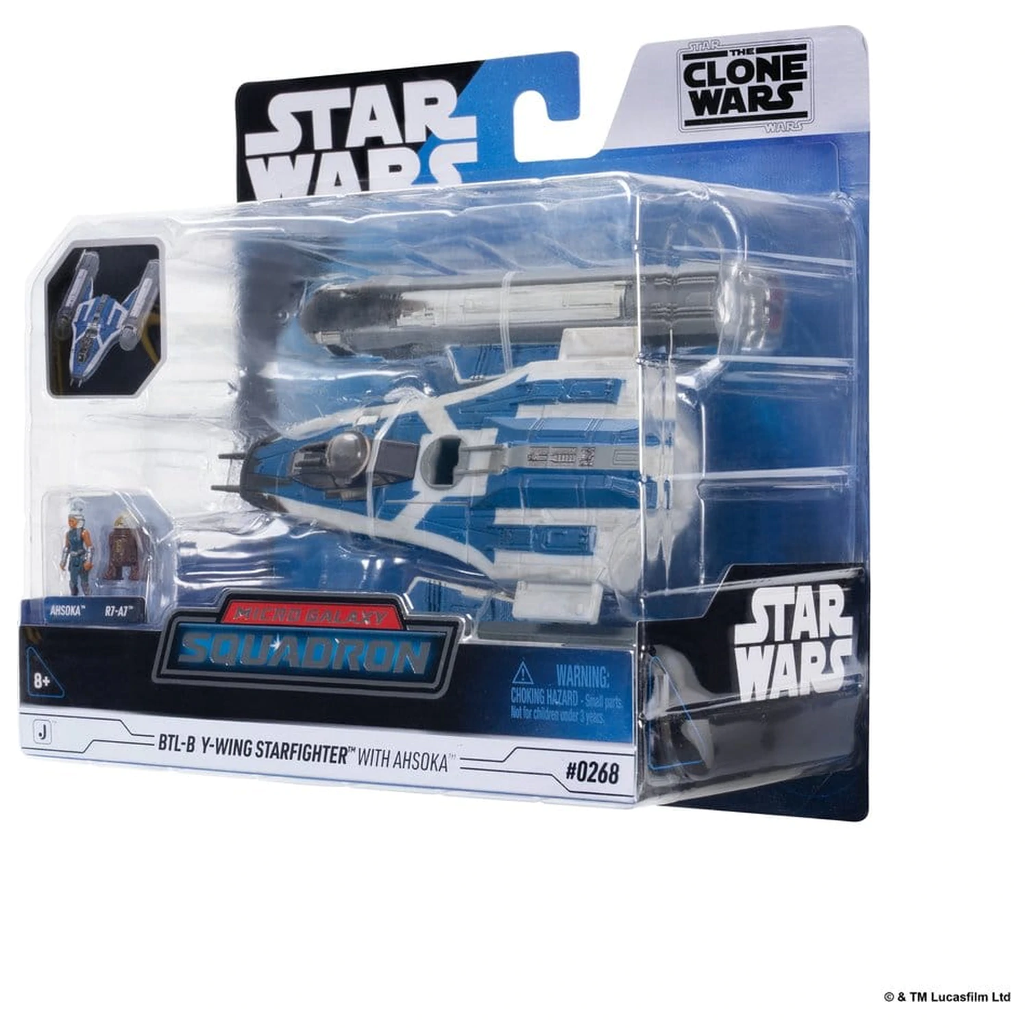 Star Wars Srednje vozilo i figura BTL-B Y-wing & Ahsoka & R7-A7 fotografija proizvoda