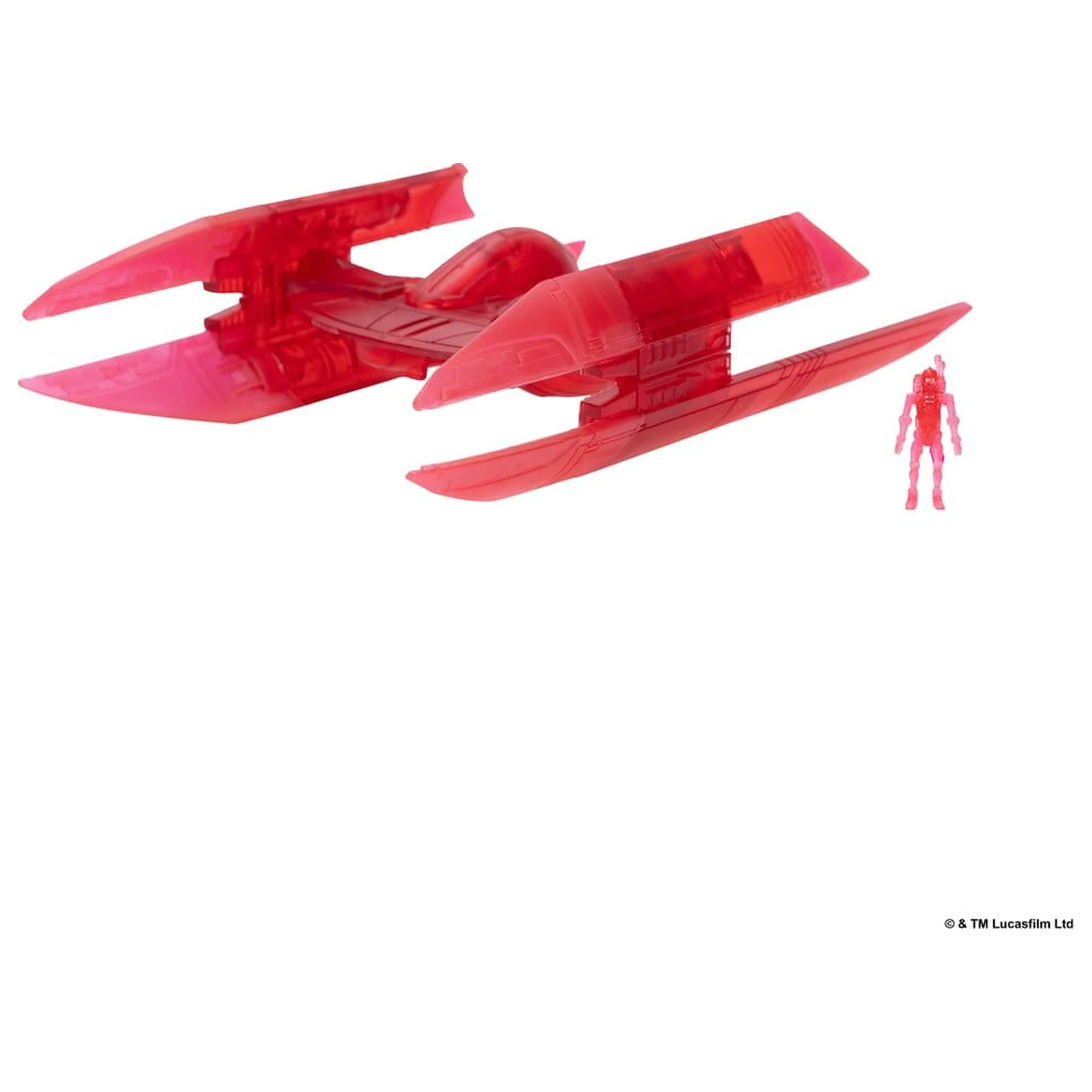 Star Wars Srednje vozilo i figura asortiman Hyena Vulture Bomber (crveni hologram) i Battle Droid (potjera) fotografija proizvoda