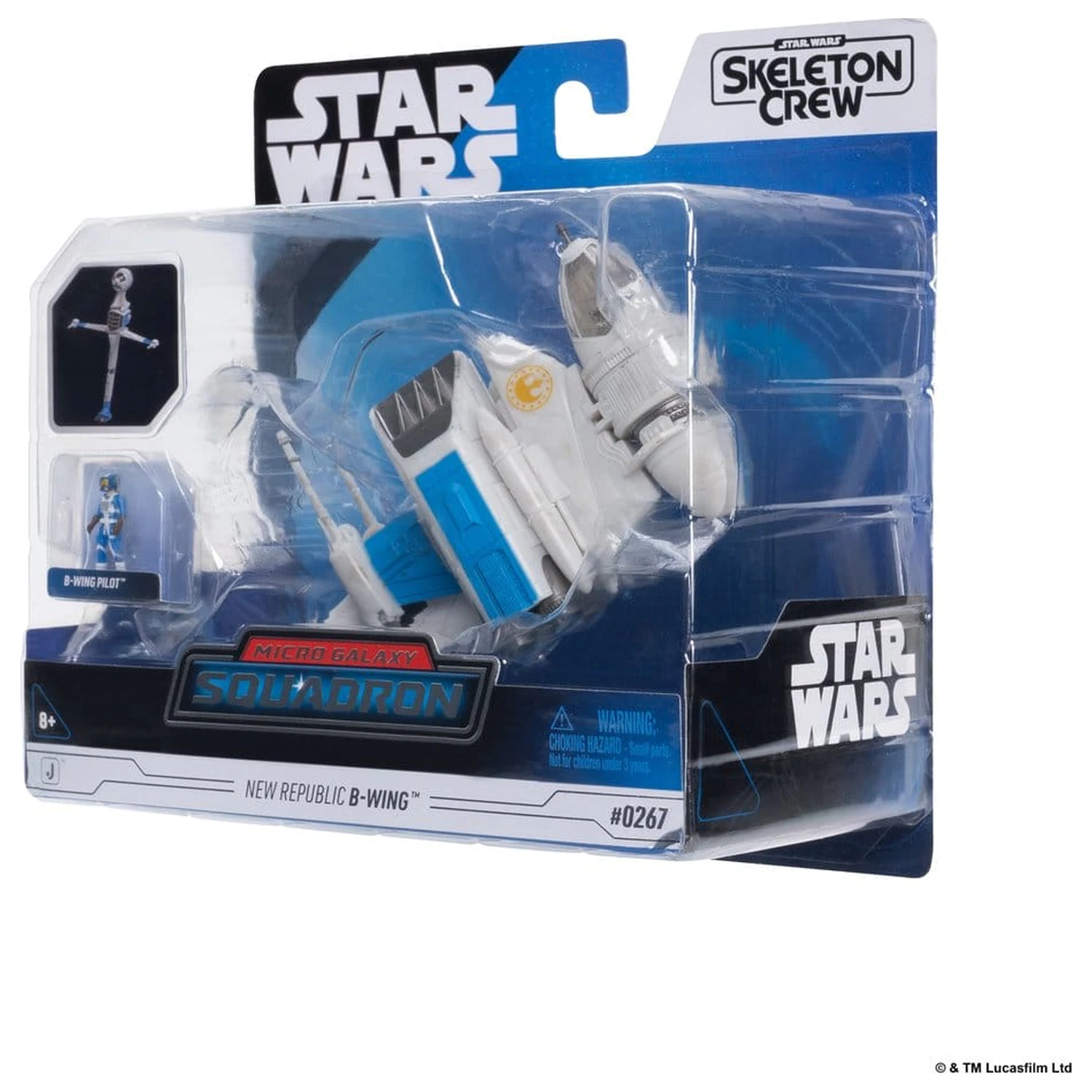 Star Wars Srednje vozilo i figura New Republic B-wing i B-Wing Pilot fotografija proizvoda