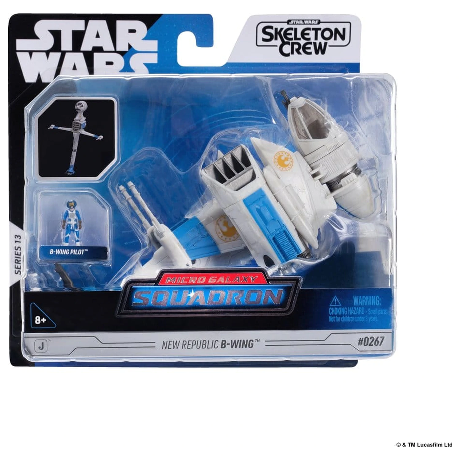 Star Wars Srednje vozilo i figura New Republic B-wing i B-Wing Pilot fotografija proizvoda