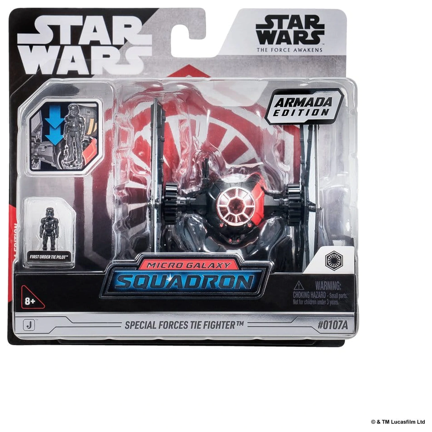 Star Wars Srednje vozilo i figura Asortiman Specijalne snage TIE Fighter i Prvi red TIE pilot (Armada Edition) fotografija proizvoda